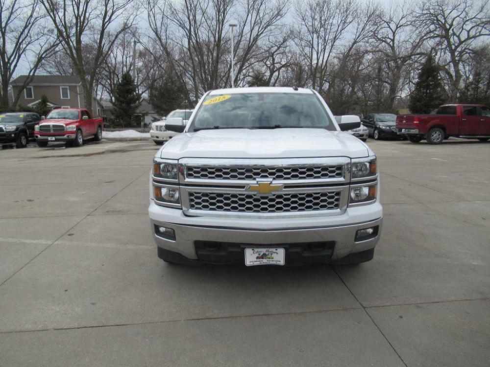 2015 WHITE CHEVROLET SILVERADO 1500 LT (3GCUKREC7FG) with an 5.3L engine, Automatic transmission, located at 908 SE 14th Street, Des Moines, IA, 50317, (515) 281-0330, 41.580303, -93.597046 - Photo #1