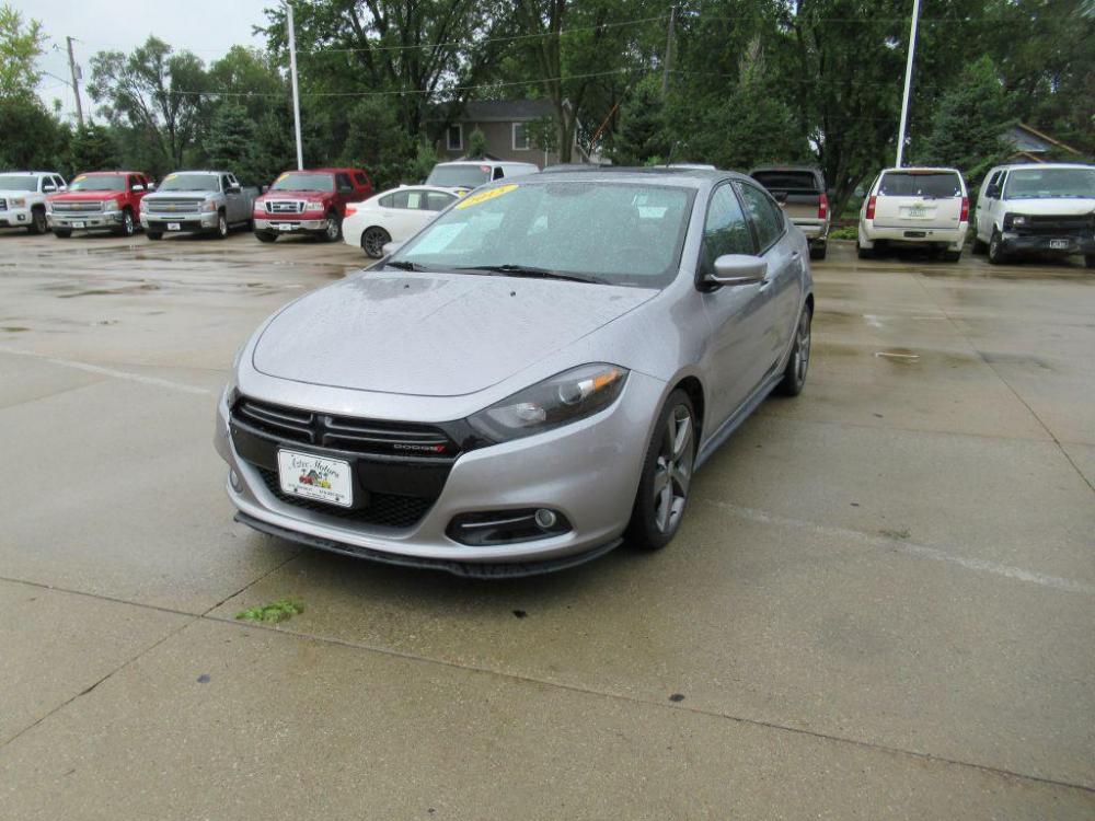 2015 GRAY DODGE DART GT (1C3CDFEBXFD) with an 2.4L engine, Automatic transmission, located at 908 SE 14th Street, Des Moines, IA, 50317, (515) 281-0330, 41.580303, -93.597046 - Photo #0