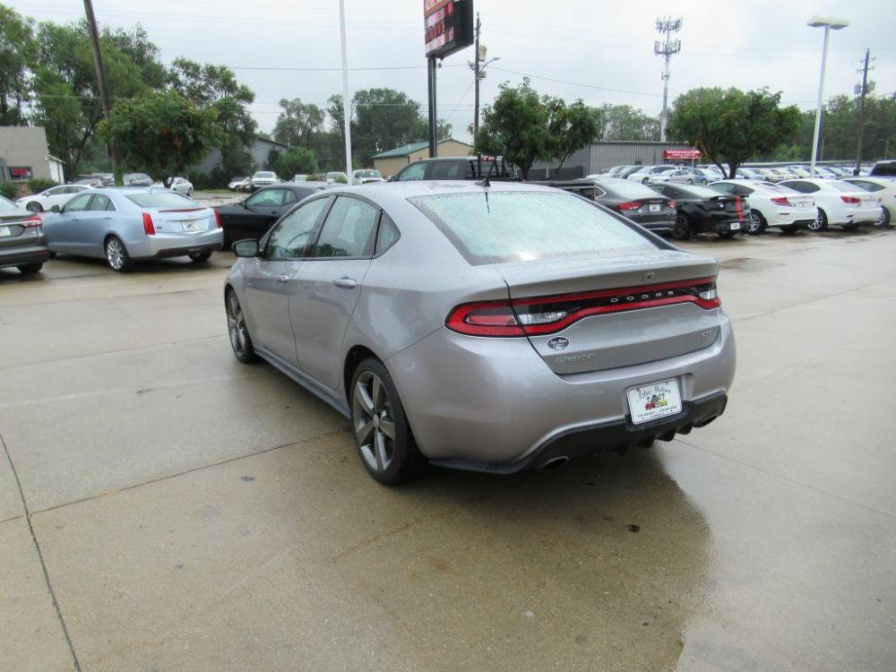 2015 GRAY DODGE DART GT (1C3CDFEBXFD) with an 2.4L engine, Automatic transmission, located at 908 SE 14th Street, Des Moines, IA, 50317, (515) 281-0330, 41.580303, -93.597046 - Photo #6