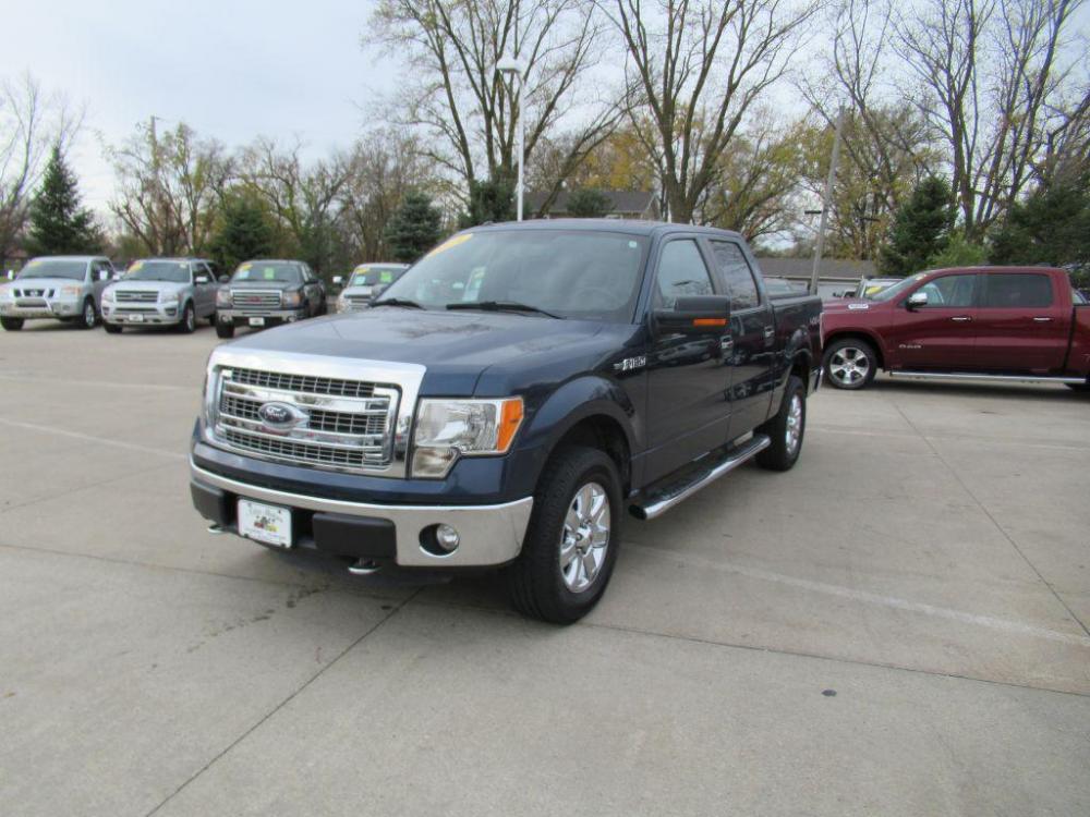 2014 BLUE FORD F150 SUPERCREW XLT (1FTFW1EF0EF) with an 5.0L engine, Automatic transmission, located at 908 SE 14th Street, Des Moines, IA, 50317, (515) 281-0330, 41.580303, -93.597046 - Photo #0