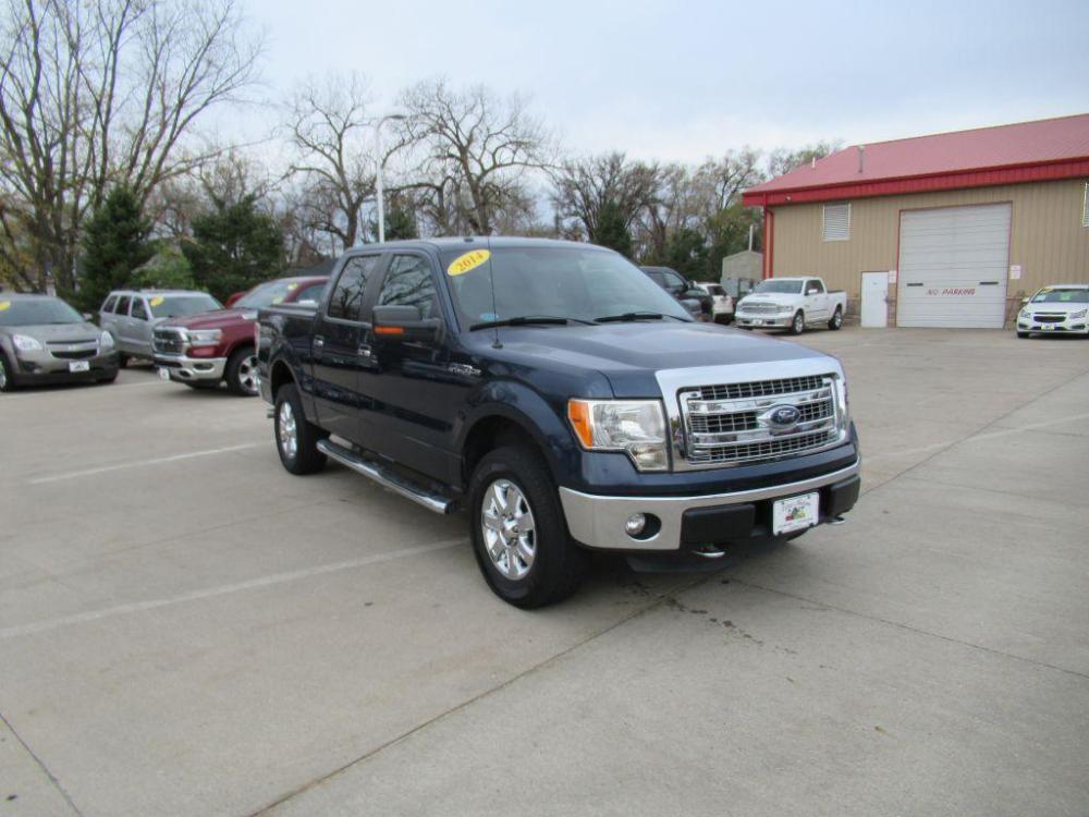 2014 BLUE FORD F150 SUPERCREW XLT (1FTFW1EF0EF) with an 5.0L engine, Automatic transmission, located at 908 SE 14th Street, Des Moines, IA, 50317, (515) 281-0330, 41.580303, -93.597046 - Photo #2