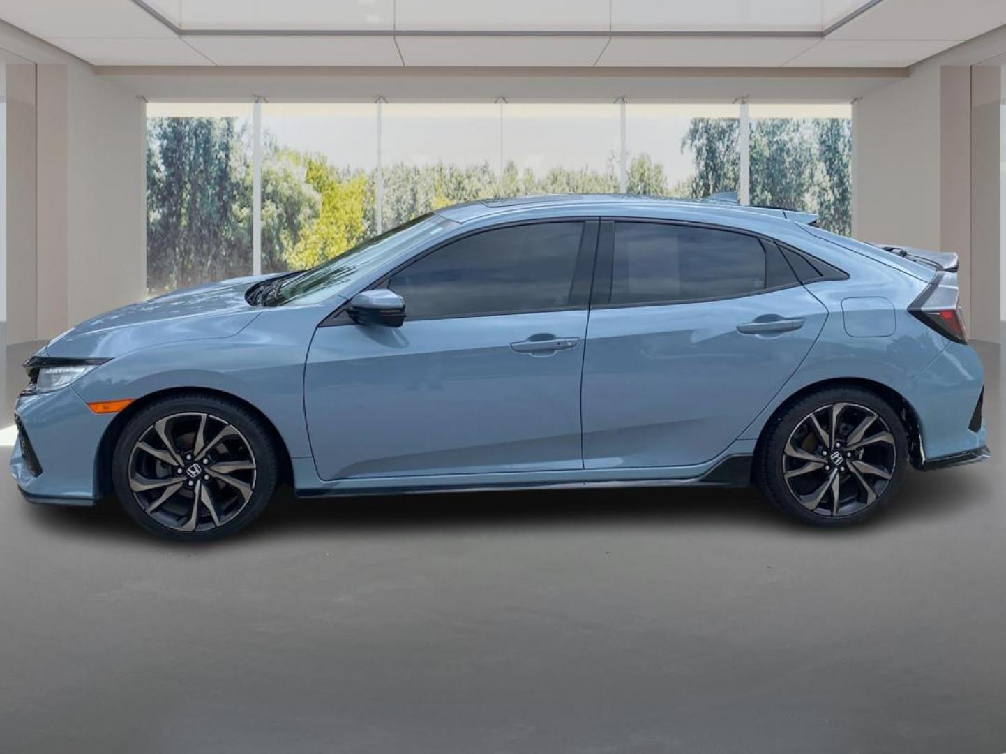 2017 BLUE HONDA CIVIC SPORT TOURING (SHHFK7H94HU) with an 1.5L engine, Continuously Variable transmission, located at 908 SE 14th Street, Des Moines, IA, 50317, (515) 281-0330, 41.580303, -93.597046 - Photo#5