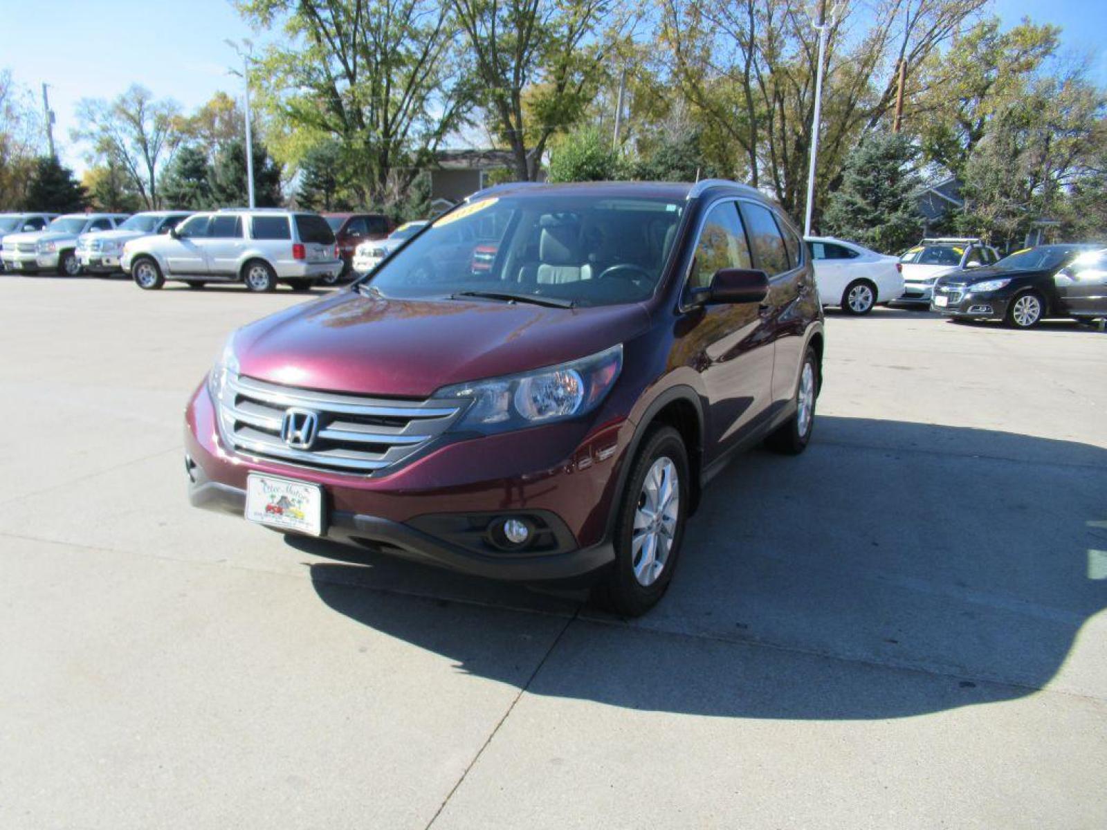 2014 MARRON HONDA CR-V EXL (5J6RM4H74EL) with an 2.4L engine, Automatic transmission, located at 908 SE 14th Street, Des Moines, IA, 50317, (515) 281-0330, 41.580303, -93.597046 - Photo #0