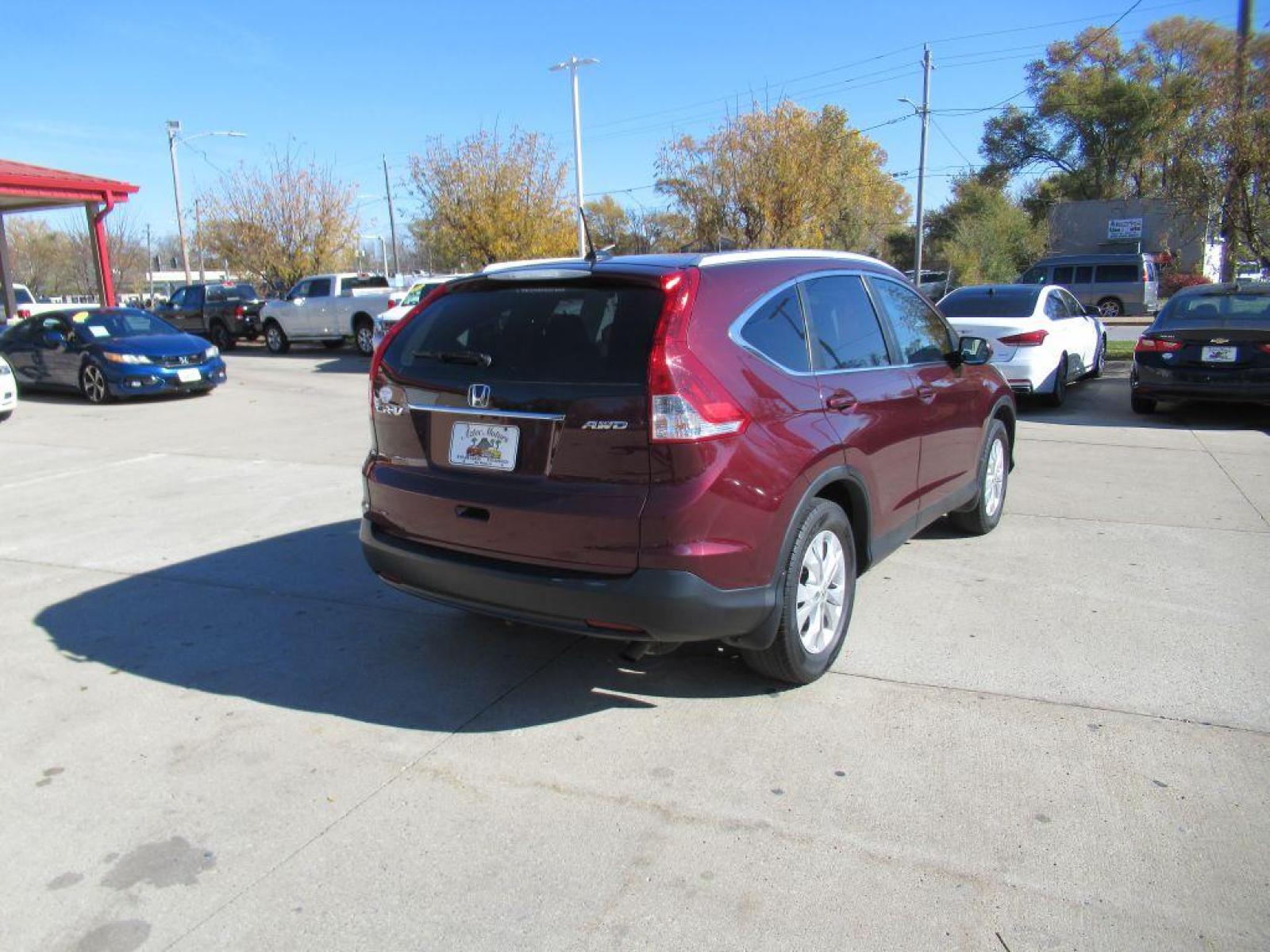 2014 MARRON HONDA CR-V EXL (5J6RM4H74EL) with an 2.4L engine, Automatic transmission, located at 908 SE 14th Street, Des Moines, IA, 50317, (515) 281-0330, 41.580303, -93.597046 - Photo #4