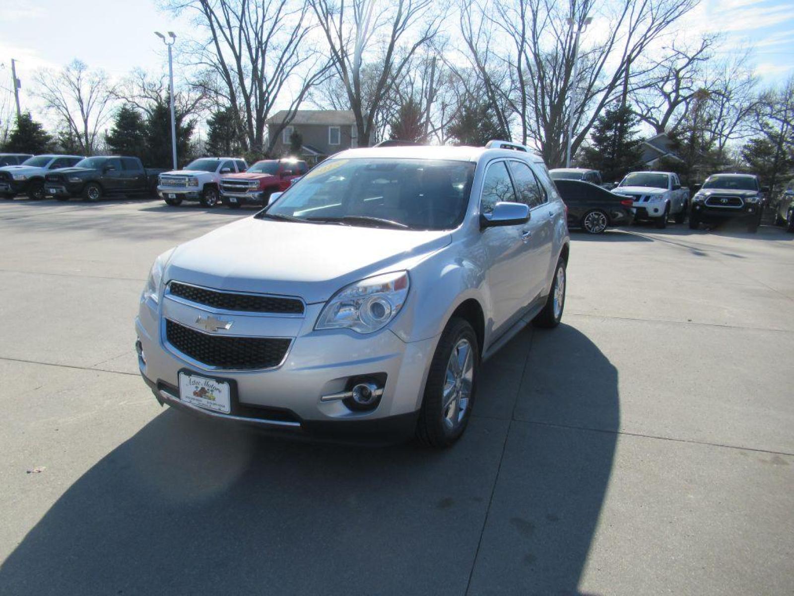 2015 SILVER CHEVROLET EQUINOX LTZ (2GNALDEKXF1) with an 2.4L engine, Automatic transmission, located at 908 SE 14th Street, Des Moines, IA, 50317, (515) 281-0330, 41.580303, -93.597046 - Photo #0