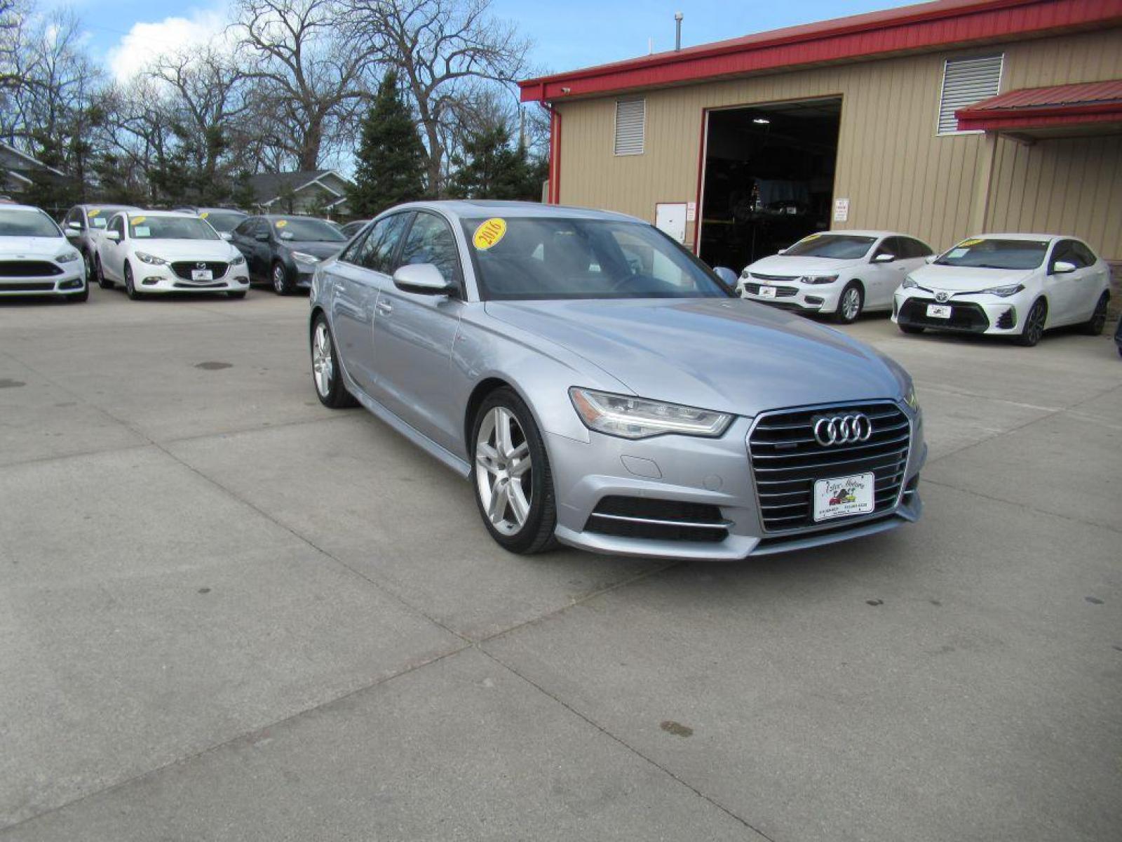 2016 SILVER AUDI A6 PREMIUM PLUS (WAUGFAFC1GN) with an 2.0L engine, Automatic transmission, located at 908 SE 14th Street, Des Moines, IA, 50317, (515) 281-0330, 41.580303, -93.597046 - Photo #2