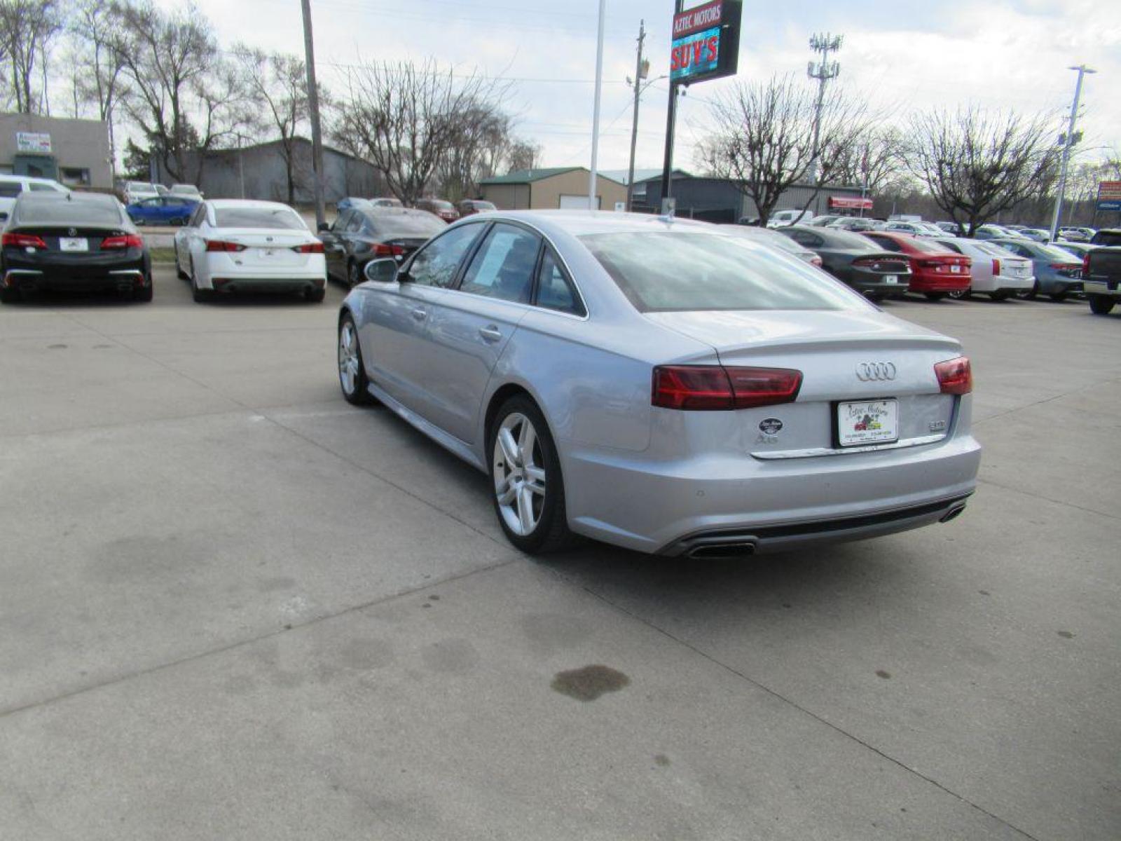 2016 SILVER AUDI A6 PREMIUM PLUS (WAUGFAFC1GN) with an 2.0L engine, Automatic transmission, located at 908 SE 14th Street, Des Moines, IA, 50317, (515) 281-0330, 41.580303, -93.597046 - Photo #6