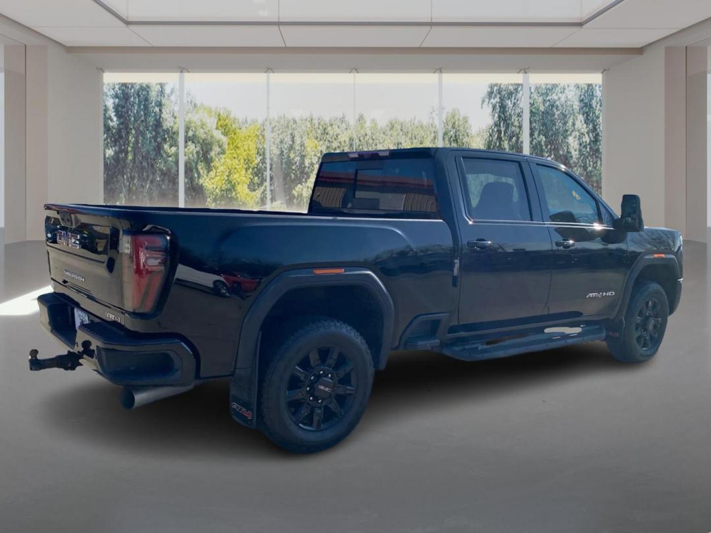 2024 BLACK GMC SIERRA CREW CAB 2500 AT4 (1GT49PEY2RF) with an 6.6L engine, Automatic transmission, located at 908 SE 14th Street, Des Moines, IA, 50317, (515) 281-0330, 41.580303, -93.597046 - Photo#2