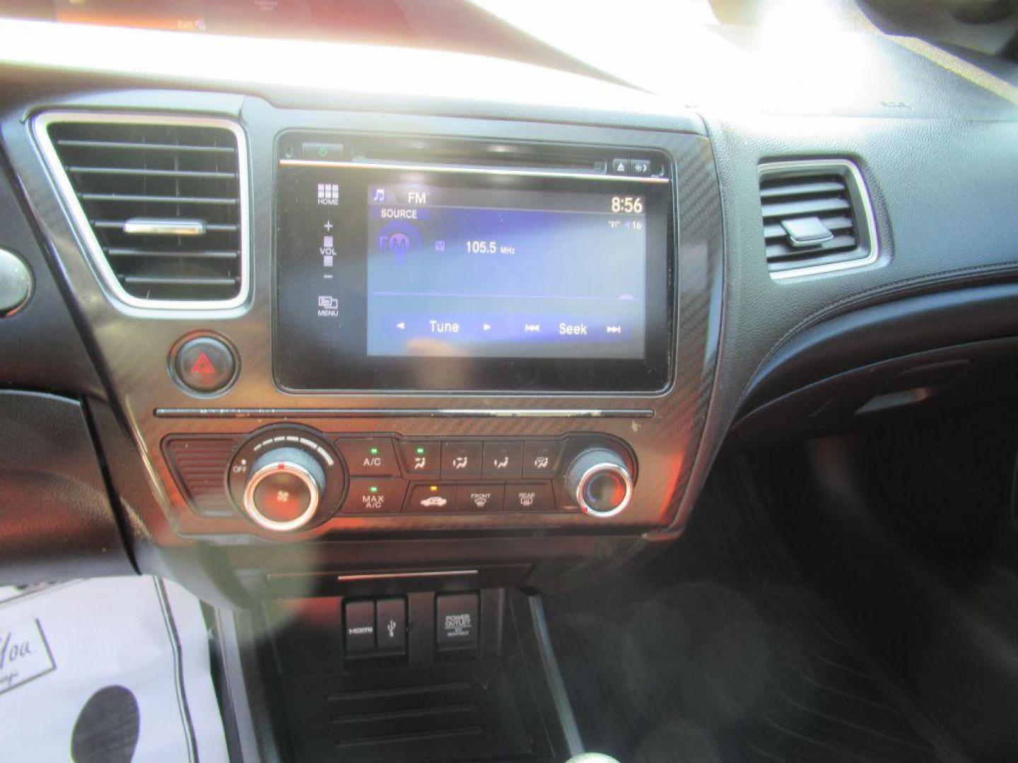 2014 BLACK HONDA CIVIC SI (2HGFG4A58EH) with an 2.4L engine, 6-Speed Manual transmission, located at 908 SE 14th Street, Des Moines, IA, 50317, (515) 281-0330, 41.580303, -93.597046 - Photo#16