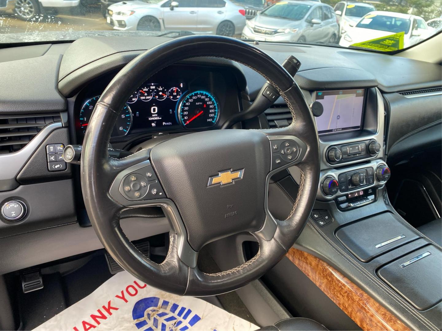 2018 BLUE CHEVROLET TAHOE PREMIER (1GNSKCKC4JR) with an 5.3L engine, Automatic transmission, located at 908 SE 14th Street, Des Moines, IA, 50317, (515) 281-0330, 41.580303, -93.597046 - Photo#16