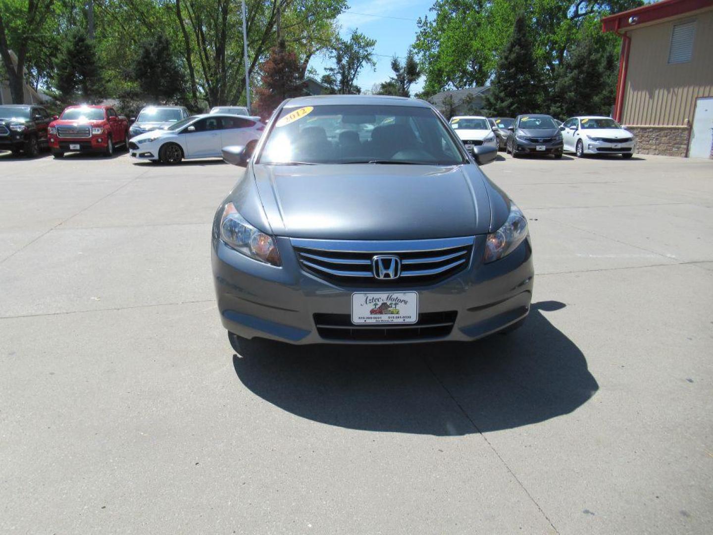 2012 GRAY HONDA ACCORD EXL (1HGCP2F80CA) with an 2.4L engine, Automatic transmission, located at 908 SE 14th Street, Des Moines, IA, 50317, (515) 281-0330, 41.580303, -93.597046 - Photo#1