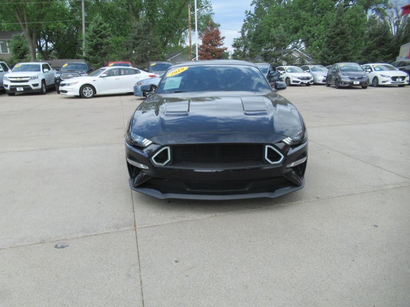 2019 BLACK FORD MUSTANG GT (1FA6P8CF6K5) with an 5.0L engine, Automatic transmission, located at 908 SE 14th Street, Des Moines, IA, 50317, (515) 281-0330, 41.580303, -93.597046 - Photo#1