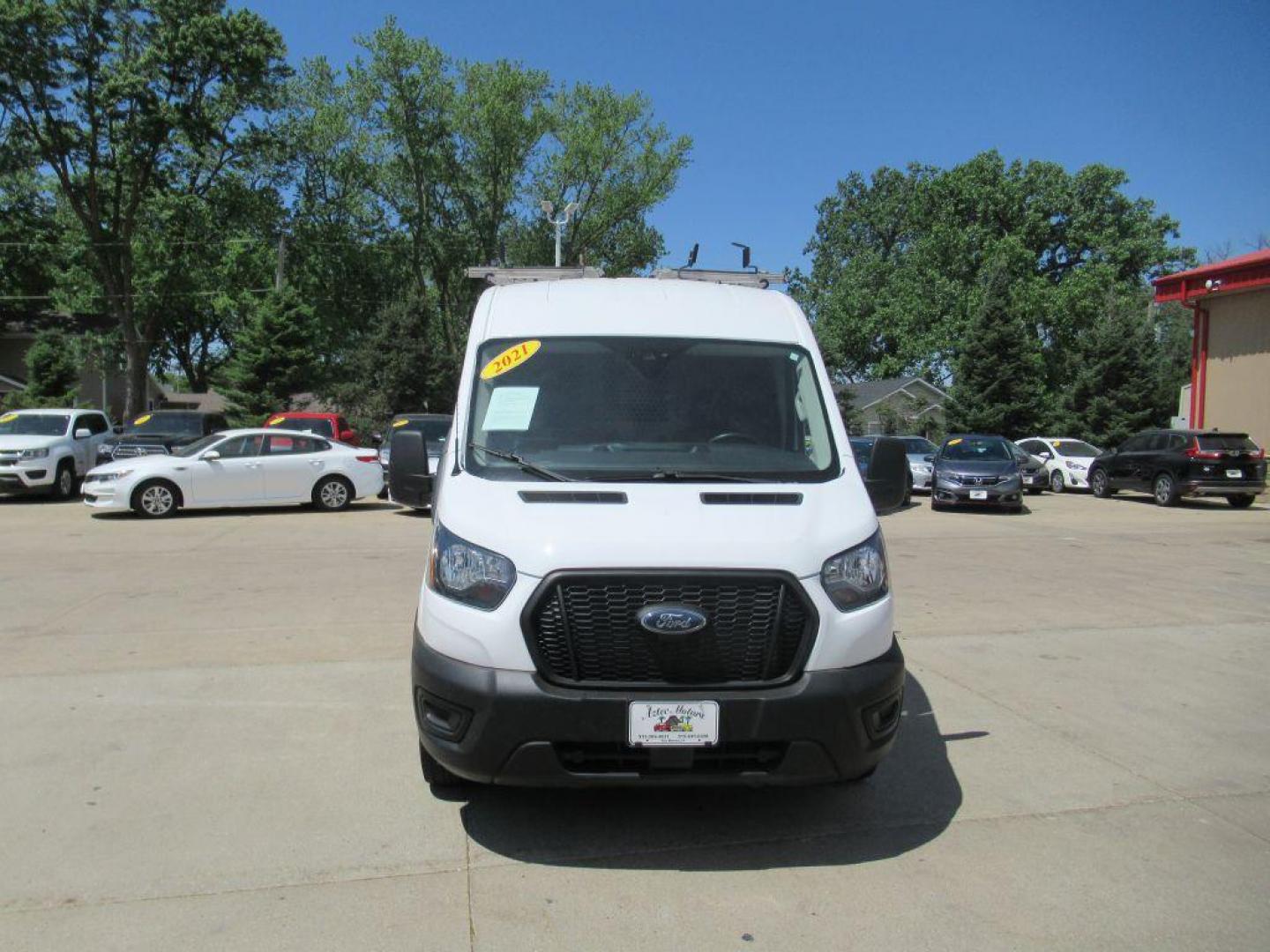 2021 WHITE FORD TRANSIT T-250 (1FTBR1C8XMK) with an 3.5L engine, Automatic transmission, located at 908 SE 14th Street, Des Moines, IA, 50317, (515) 281-0330, 41.580303, -93.597046 - Photo#1