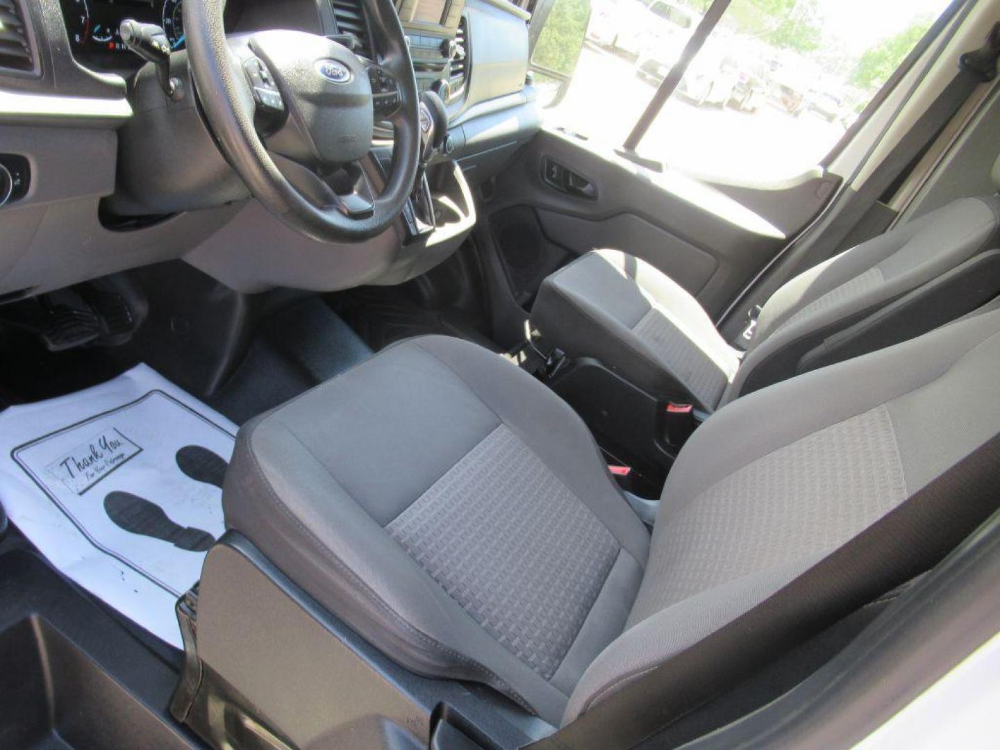 2021 WHITE FORD TRANSIT T-250 (1FTBR1C8XMK) with an 3.5L engine, Automatic transmission, located at 908 SE 14th Street, Des Moines, IA, 50317, (515) 281-0330, 41.580303, -93.597046 - Photo#14
