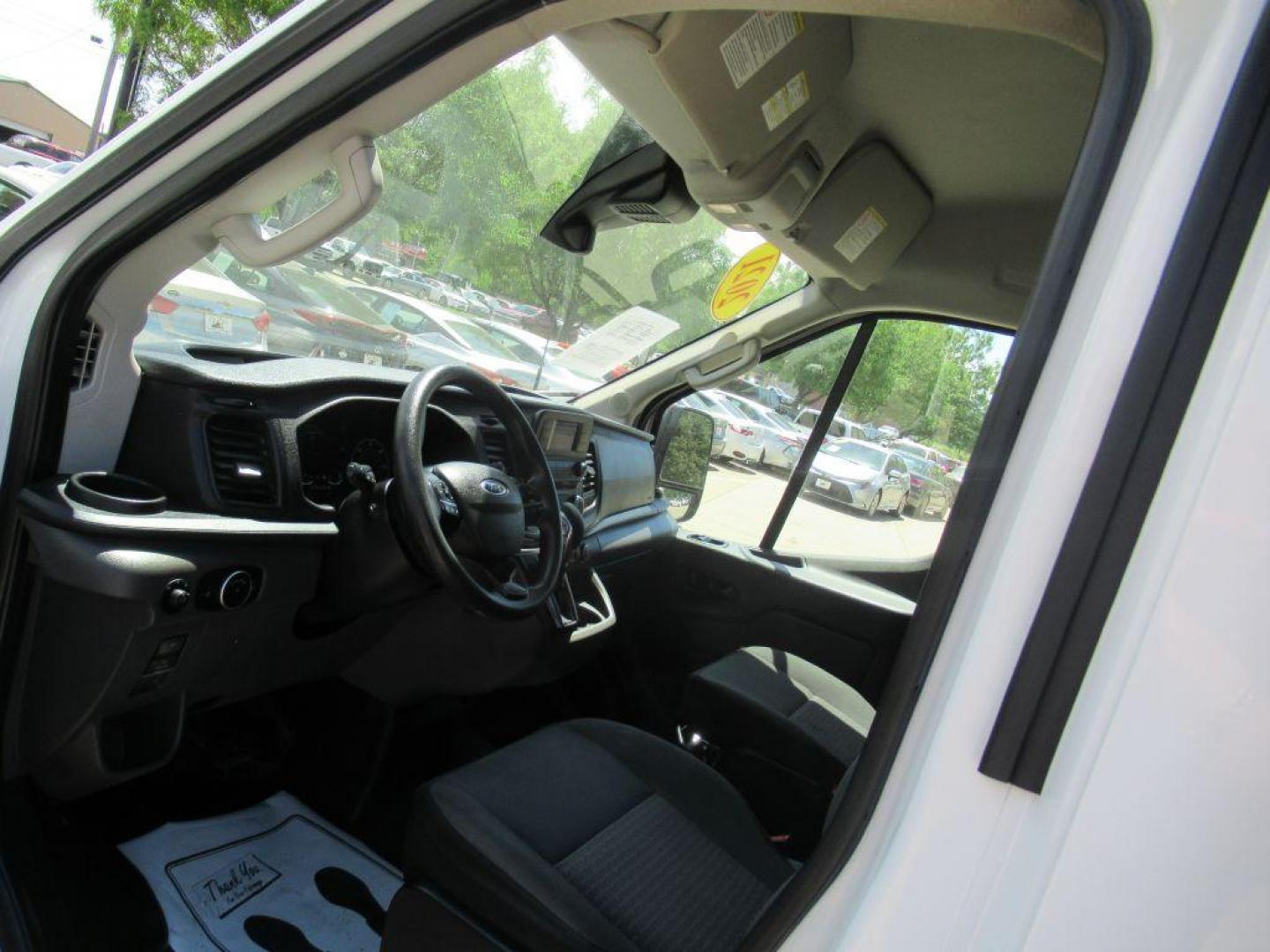 2021 WHITE FORD TRANSIT T-250 (1FTBR1C8XMK) with an 3.5L engine, Automatic transmission, located at 908 SE 14th Street, Des Moines, IA, 50317, (515) 281-0330, 41.580303, -93.597046 - Photo#22