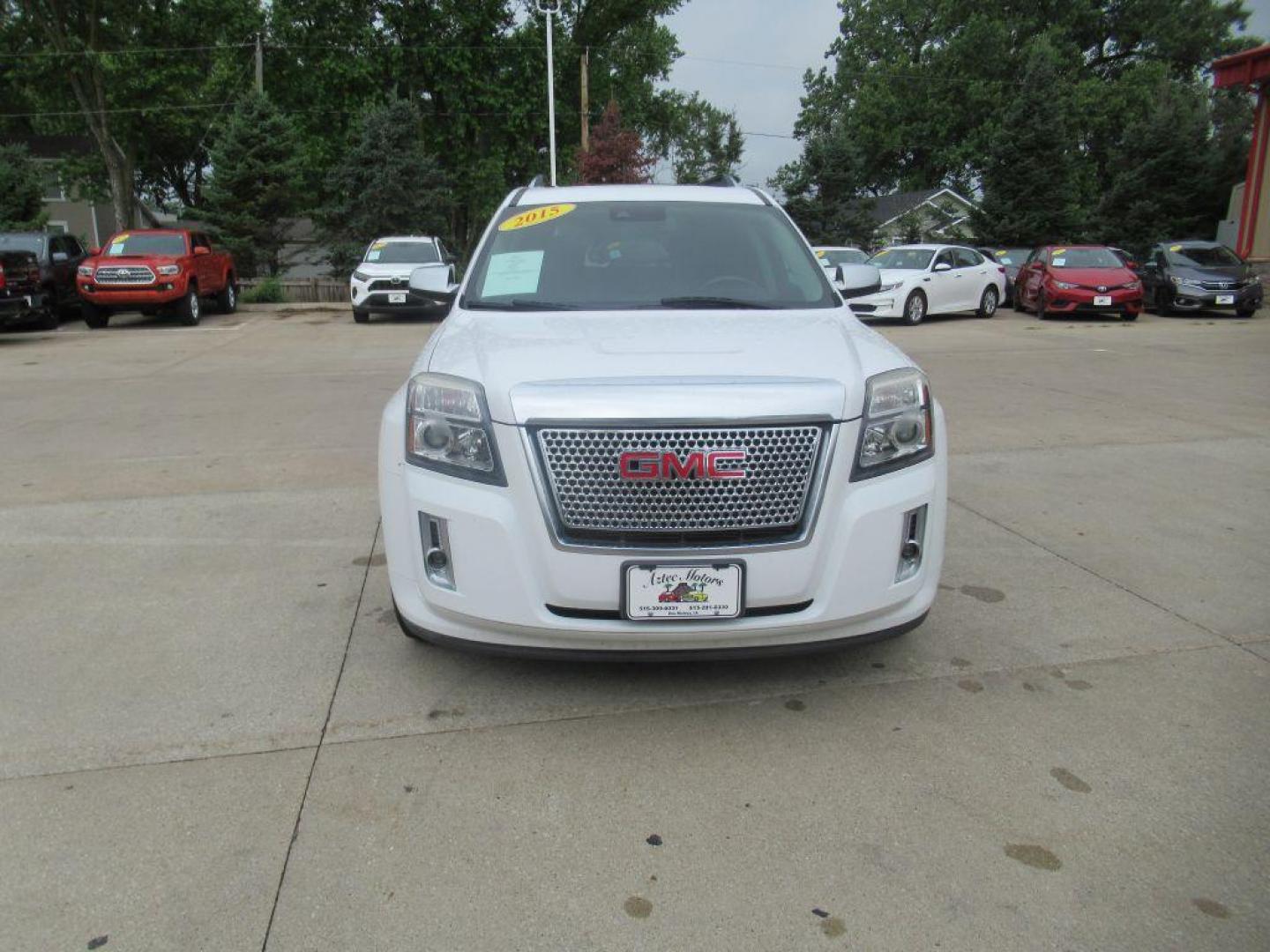 2015 WHITE GMC TERRAIN DENALI (2GKFLZEK5F6) with an 2.4L engine, Automatic transmission, located at 908 SE 14th Street, Des Moines, IA, 50317, (515) 281-0330, 41.580303, -93.597046 - Photo#1