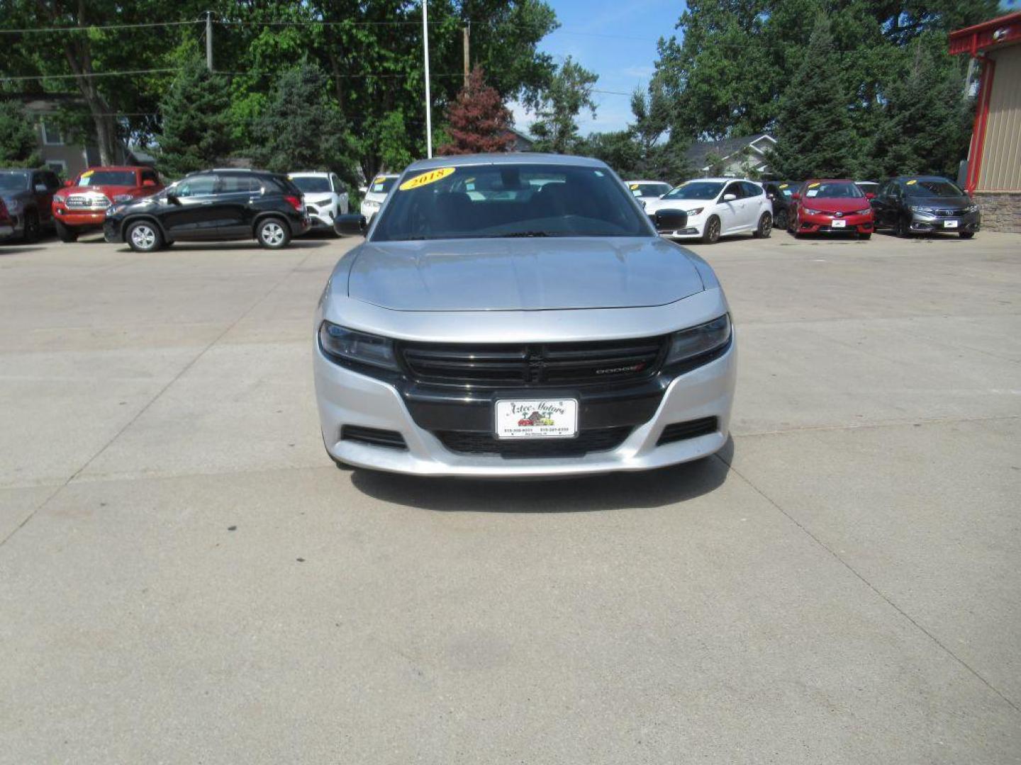 2018 SILVER DODGE CHARGER POLICE (2C3CDXKT1JH) with an 5.7L engine, Automatic transmission, located at 908 SE 14th Street, Des Moines, IA, 50317, (515) 281-0330, 41.580303, -93.597046 - Photo#1