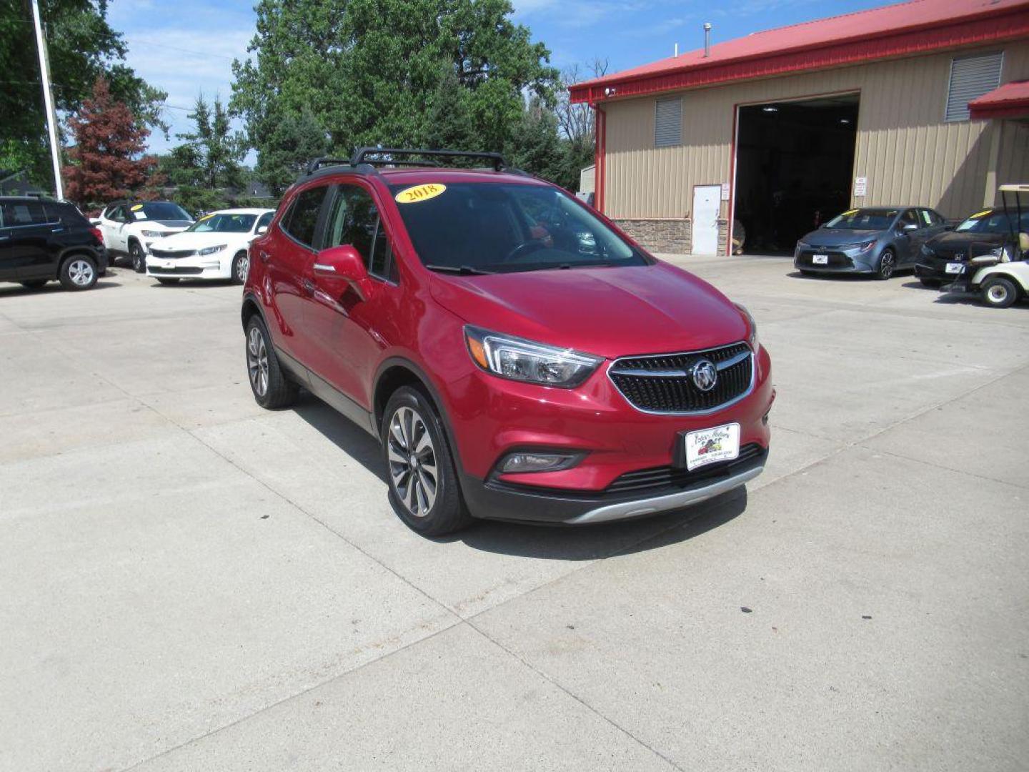 2018 RED BUICK ENCORE PREFERRED II (KL4CJFSB1JB) with an 1.4L engine, Automatic transmission, located at 908 SE 14th Street, Des Moines, IA, 50317, (515) 281-0330, 41.580303, -93.597046 - Photo#2