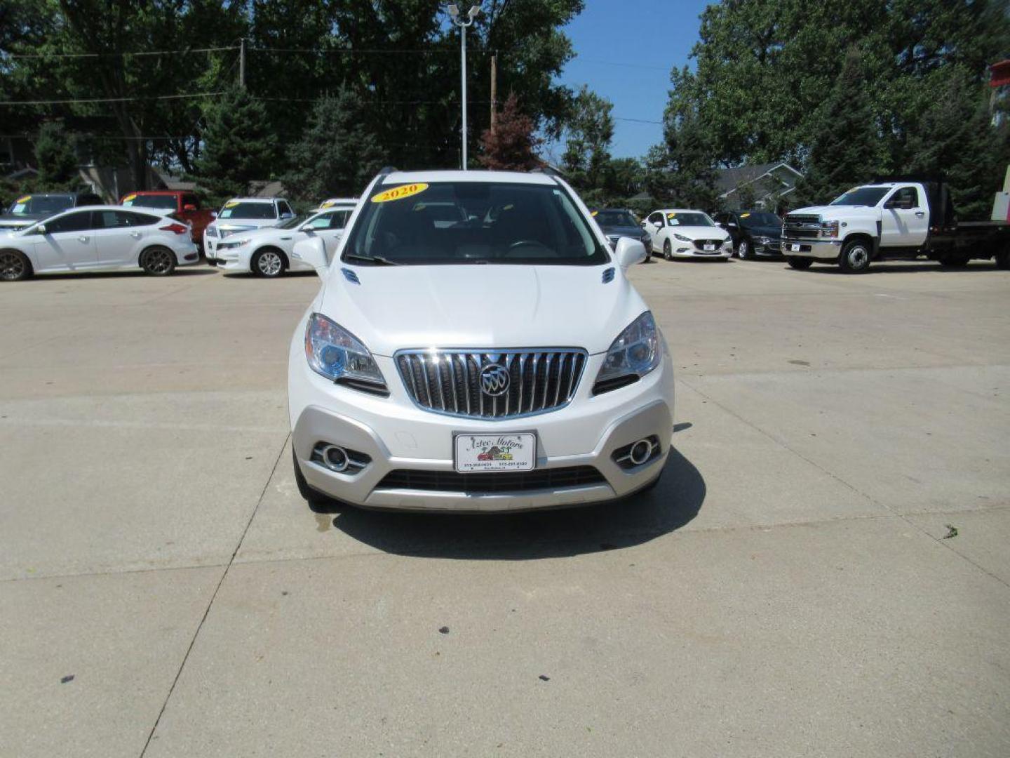 2014 WHITE BUICK ENCORE (KL4CJGSB0EB) with an 1.4L engine, Automatic transmission, located at 908 SE 14th Street, Des Moines, IA, 50317, (515) 281-0330, 41.580303, -93.597046 - Photo#1