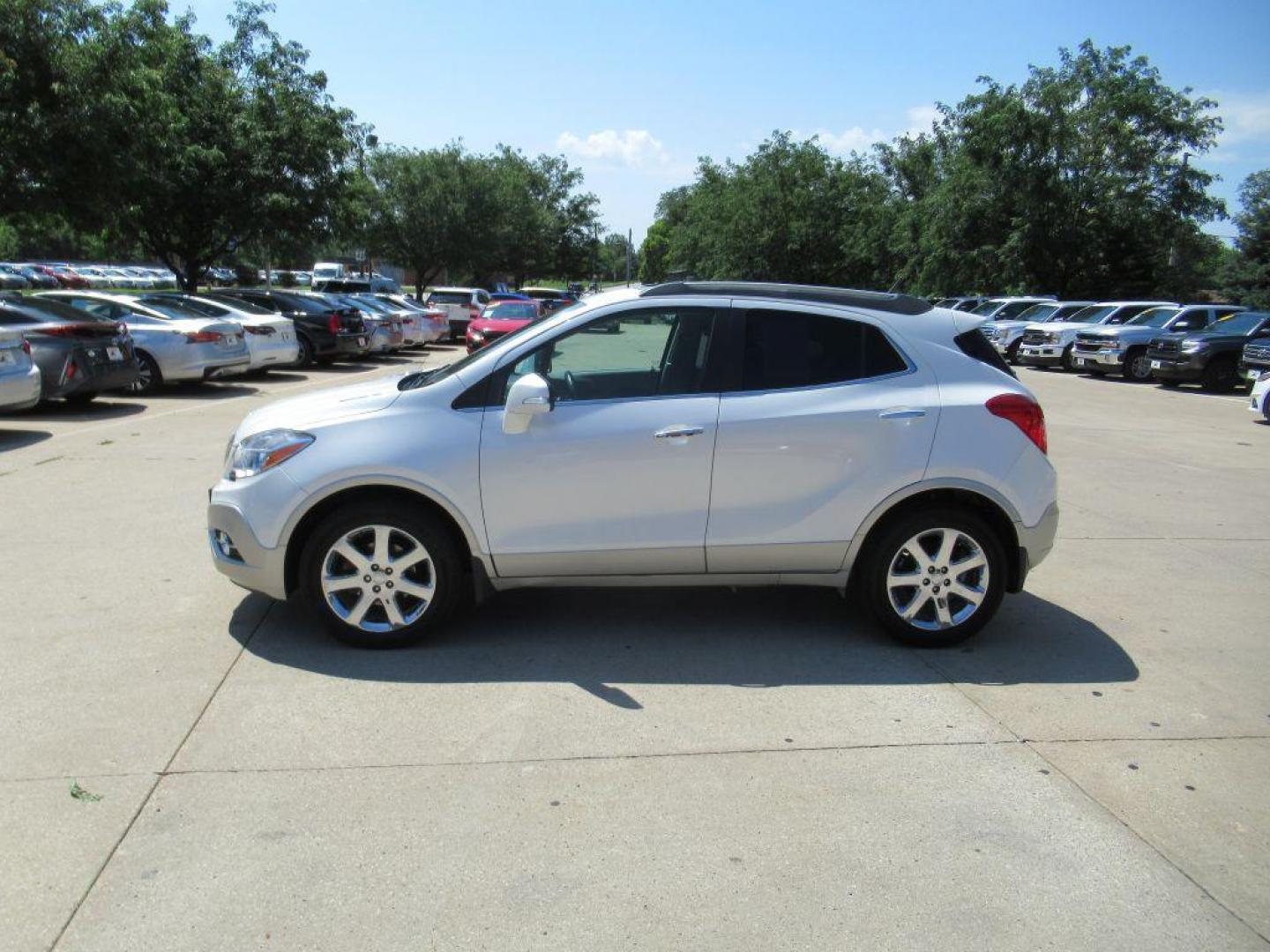2014 WHITE BUICK ENCORE (KL4CJGSB0EB) with an 1.4L engine, Automatic transmission, located at 908 SE 14th Street, Des Moines, IA, 50317, (515) 281-0330, 41.580303, -93.597046 - Photo#7