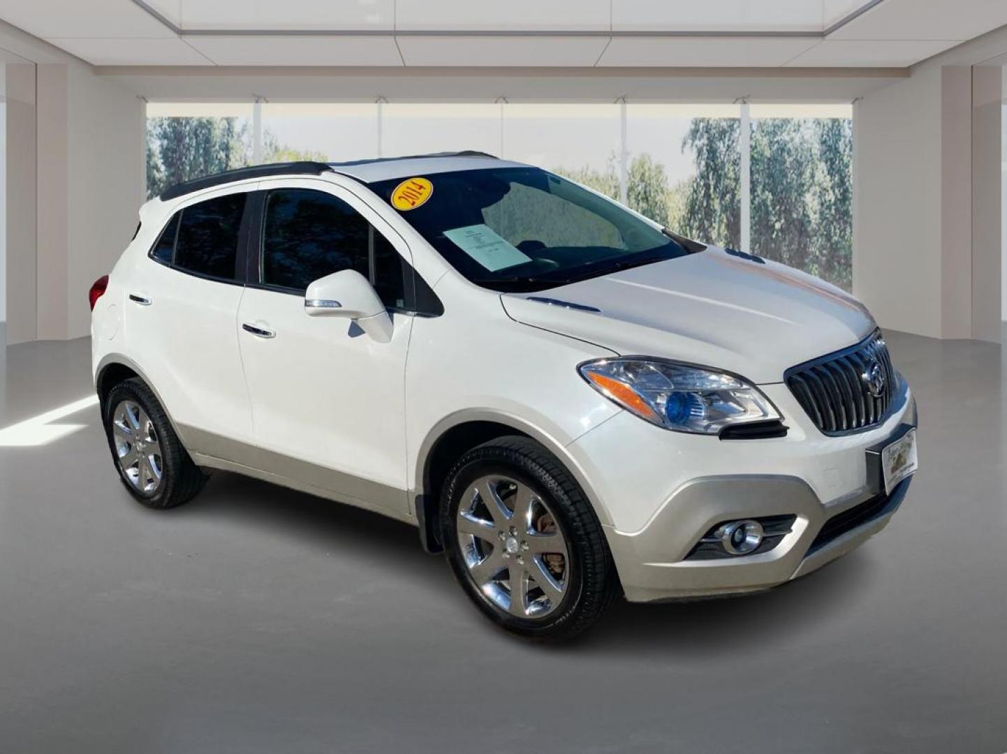 2014 WHITE BUICK ENCORE (KL4CJGSB0EB) with an 1.4L engine, Automatic transmission, located at 908 SE 14th Street, Des Moines, IA, 50317, (515) 281-0330, 41.580303, -93.597046 - Photo#0