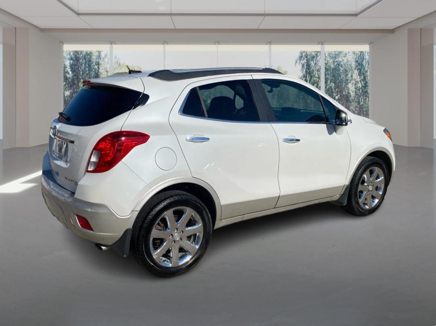 2014 WHITE BUICK ENCORE (KL4CJGSB0EB) with an 1.4L engine, Automatic transmission, located at 908 SE 14th Street, Des Moines, IA, 50317, (515) 281-0330, 41.580303, -93.597046 - Photo#2