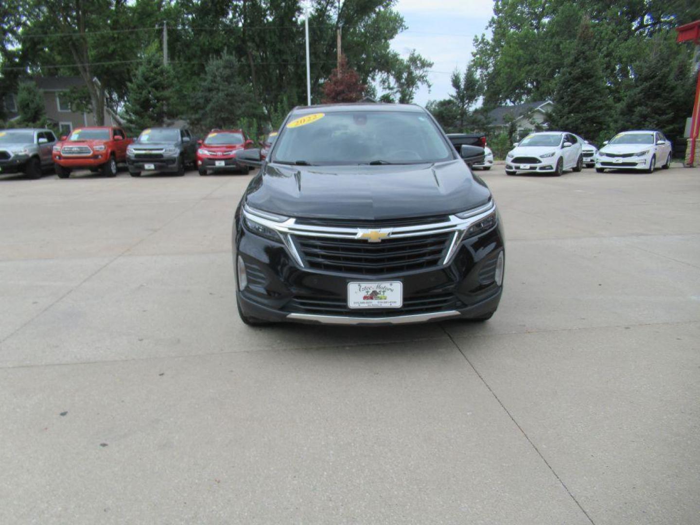 2022 BLACK CHEVROLET EQUINOX LT (3GNAXUEV7NL) with an 1.5L engine, Automatic transmission, located at 908 SE 14th Street, Des Moines, IA, 50317, (515) 281-0330, 41.580303, -93.597046 - Photo#1