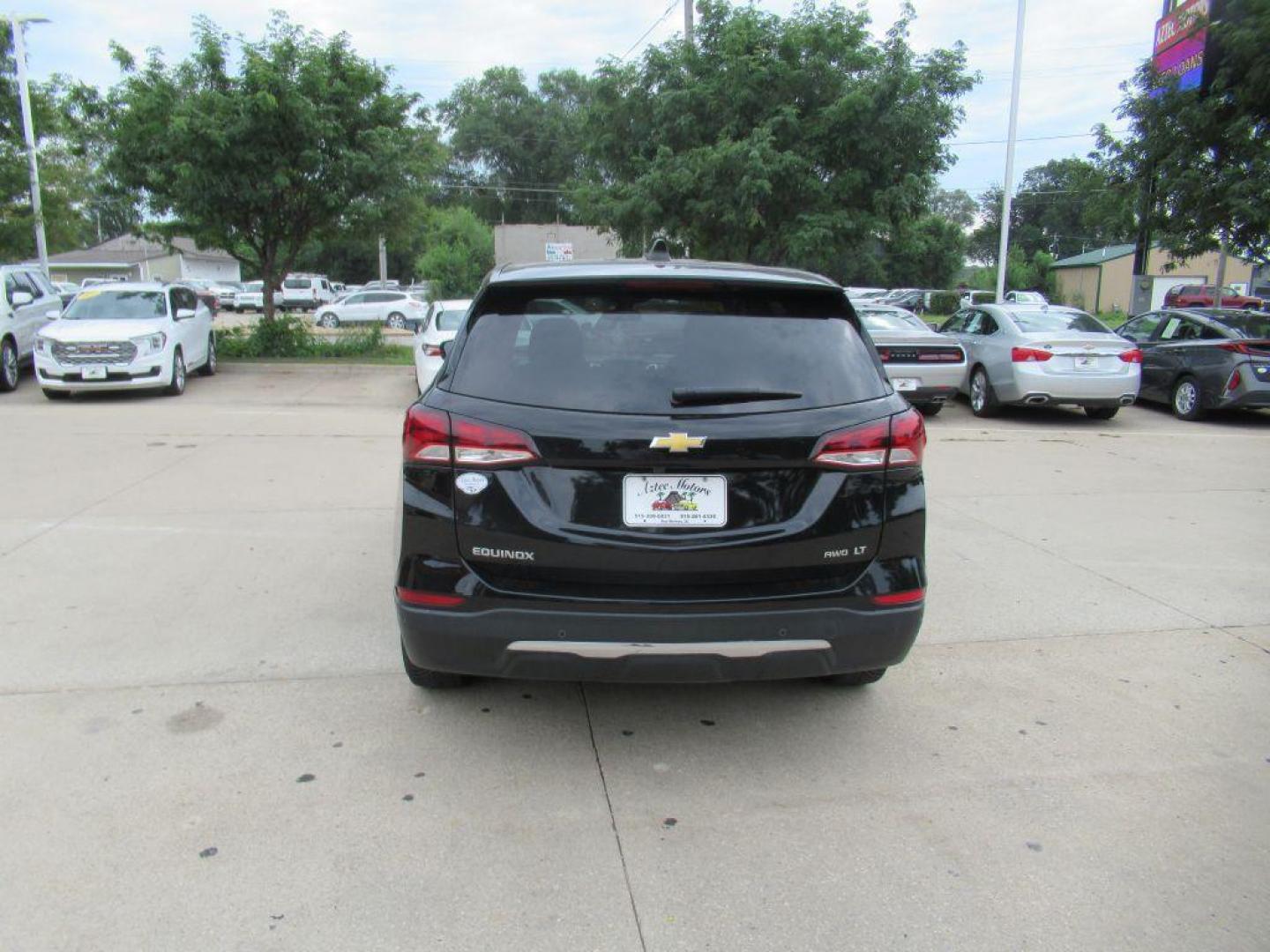 2022 BLACK CHEVROLET EQUINOX LT (3GNAXUEV7NL) with an 1.5L engine, Automatic transmission, located at 908 SE 14th Street, Des Moines, IA, 50317, (515) 281-0330, 41.580303, -93.597046 - Photo#5