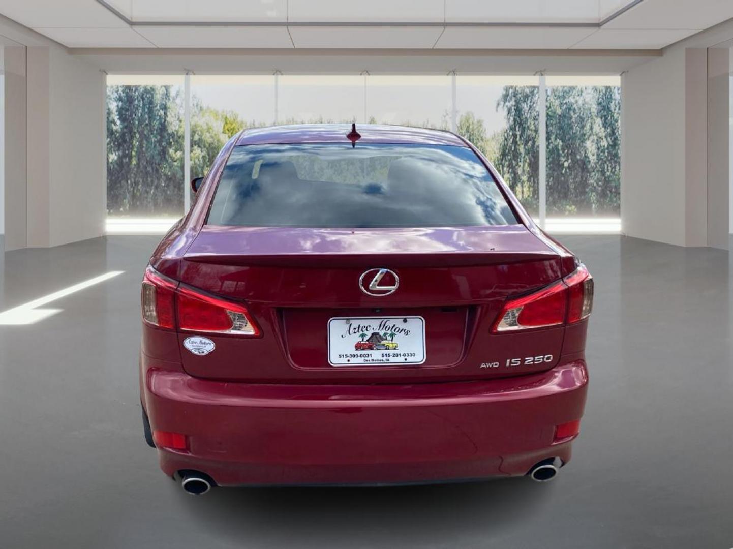 2012 RED LEXUS IS 250 (JTHCF5C22C2) with an 2.5L engine, Automatic transmission, located at 908 SE 14th Street, Des Moines, IA, 50317, (515) 281-0330, 41.580303, -93.597046 - Photo#3