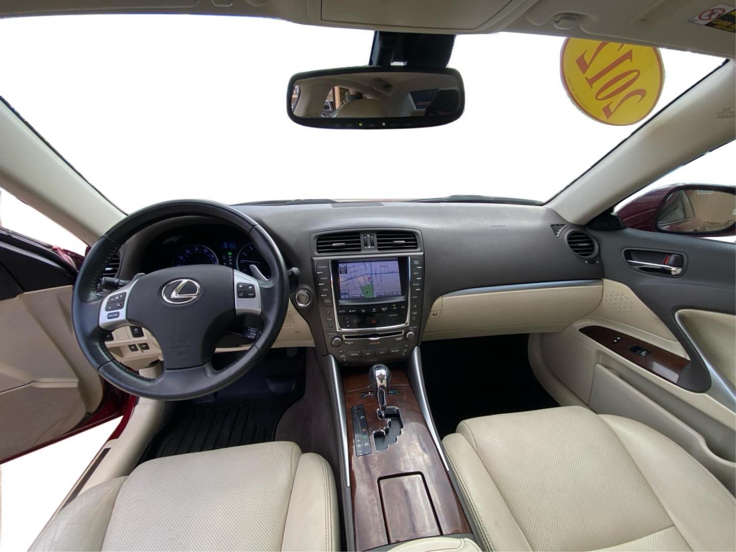 2012 RED LEXUS IS 250 (JTHCF5C22C2) with an 2.5L engine, Automatic transmission, located at 908 SE 14th Street, Des Moines, IA, 50317, (515) 281-0330, 41.580303, -93.597046 - Photo#21