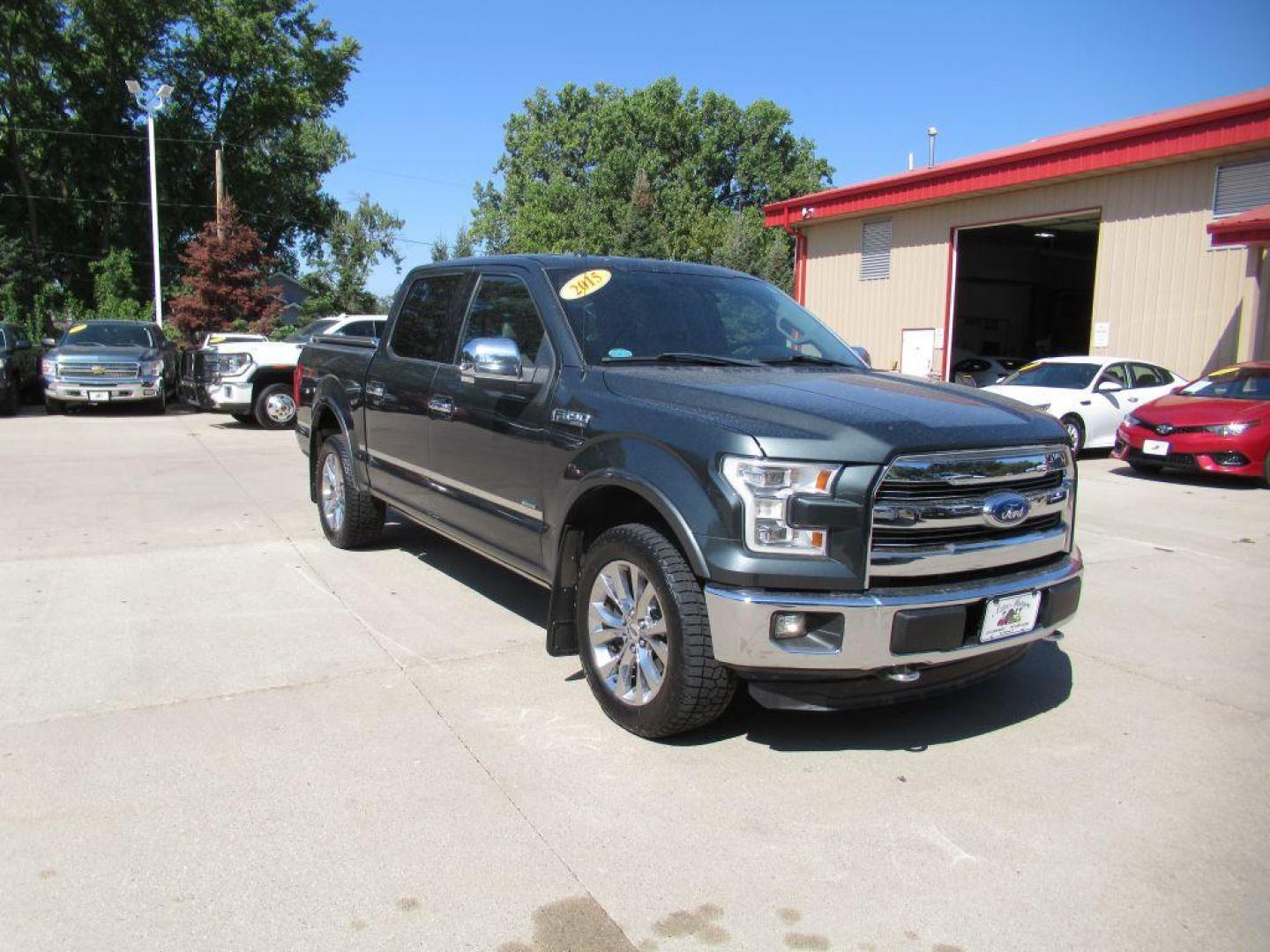 2015 BLUE FORD F150 SUPERCREW (1FTEW1EG6FF) with an 3.5L engine, Automatic transmission, located at 908 SE 14th Street, Des Moines, IA, 50317, (515) 281-0330, 41.580303, -93.597046 - Photo#2