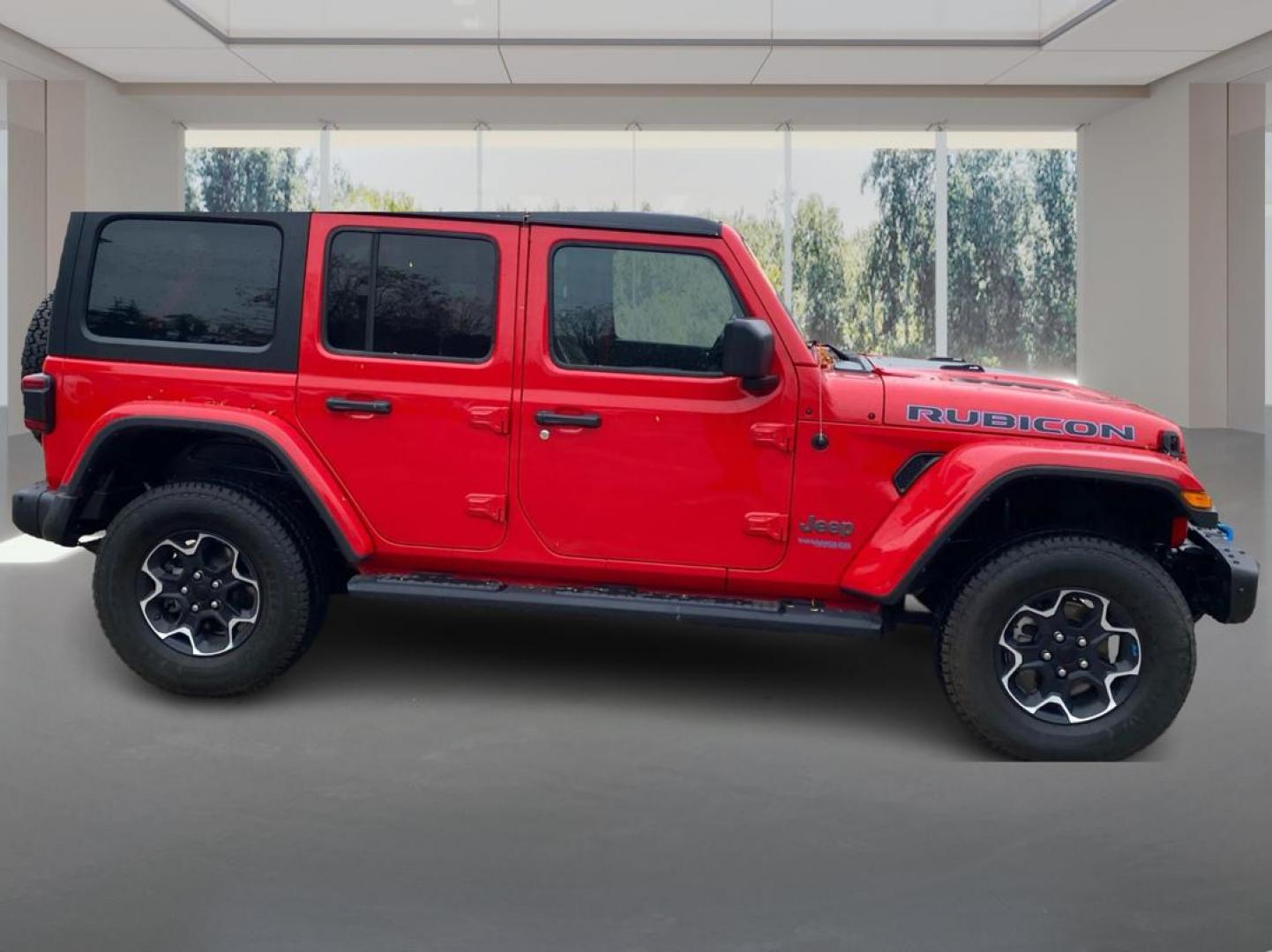 2022 RED JEEP WRANGLER UNLIMI RUBICON 4XE (1C4JJXR63NW) with an 2.0L engine, Automatic transmission, located at 908 SE 14th Street, Des Moines, IA, 50317, (515) 281-0330, 41.580303, -93.597046 - Photo#1