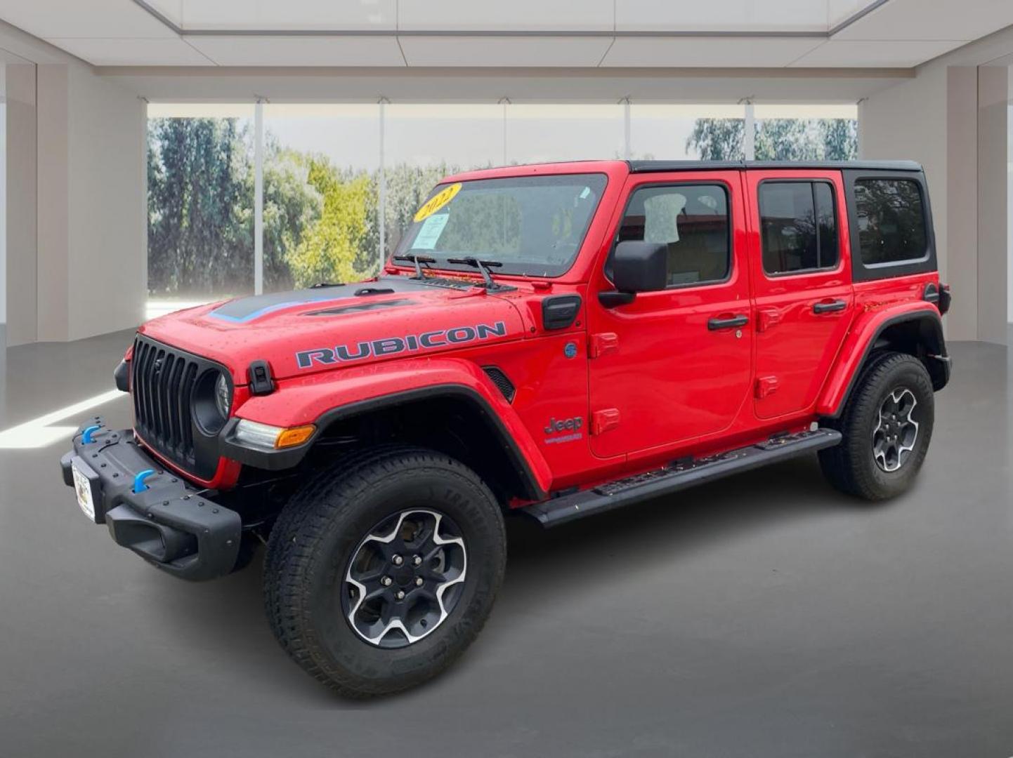 2022 RED JEEP WRANGLER UNLIMI RUBICON 4XE (1C4JJXR63NW) with an 2.0L engine, Automatic transmission, located at 908 SE 14th Street, Des Moines, IA, 50317, (515) 281-0330, 41.580303, -93.597046 - Photo#7