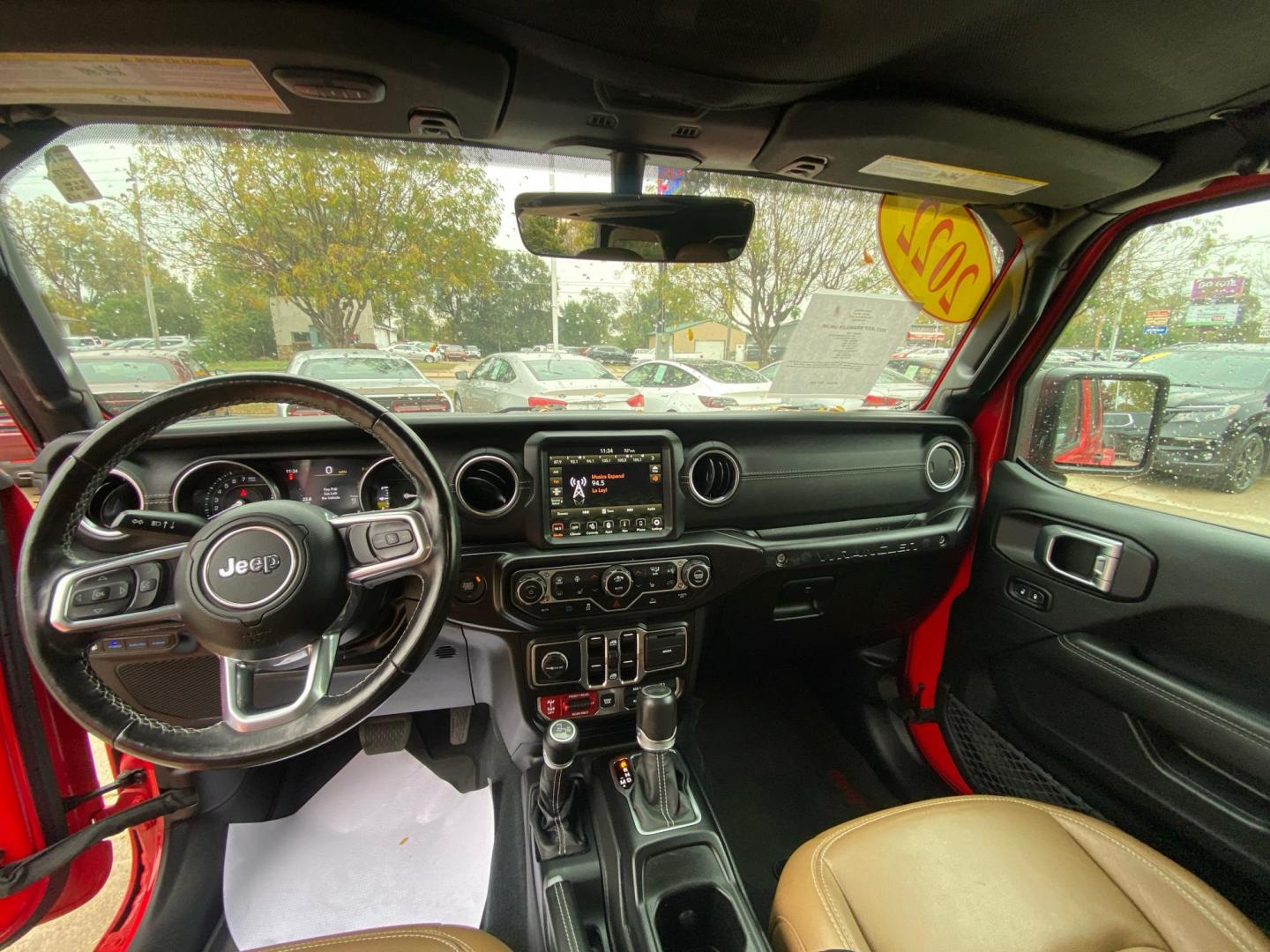 2022 RED JEEP WRANGLER UNLIMI RUBICON 4XE (1C4JJXR63NW) with an 2.0L engine, Automatic transmission, located at 908 SE 14th Street, Des Moines, IA, 50317, (515) 281-0330, 41.580303, -93.597046 - Photo#21