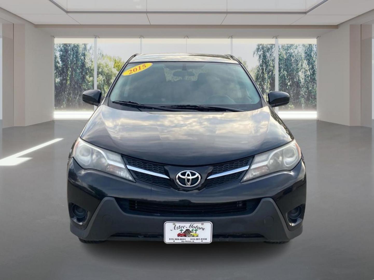 2015 BLACK TOYOTA RAV4 LE (2T3BFREV4FW) with an 2.5L engine, Automatic transmission, located at 908 SE 14th Street, Des Moines, IA, 50317, (515) 281-0330, 41.580303, -93.597046 - Photo#6