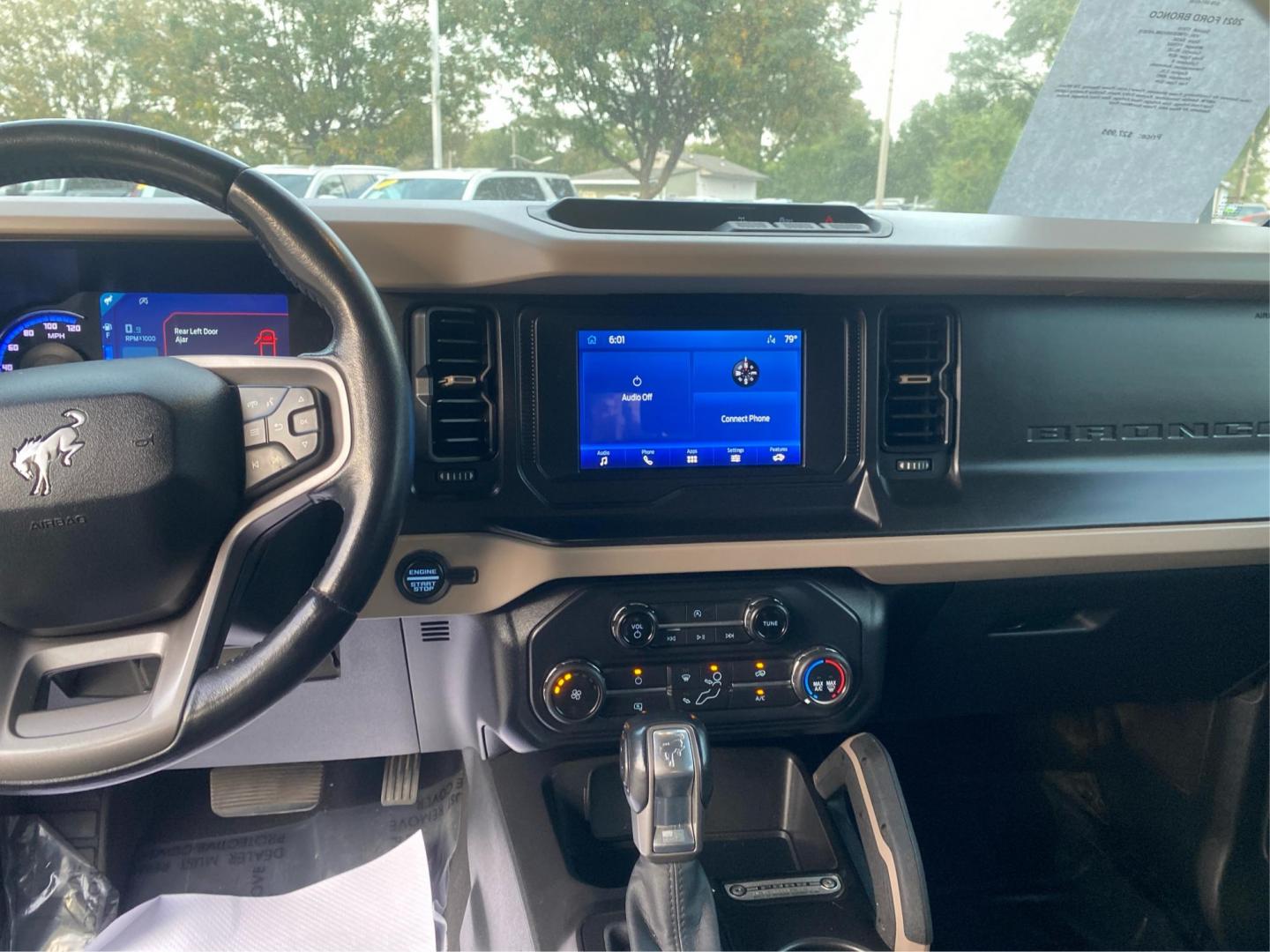 2021 BLUE FORD BRONCO BASE (1FMDE5BH3ML) with an 2.3L engine, Automatic transmission, located at 908 SE 14th Street, Des Moines, IA, 50317, (515) 281-0330, 41.580303, -93.597046 - Photo#13