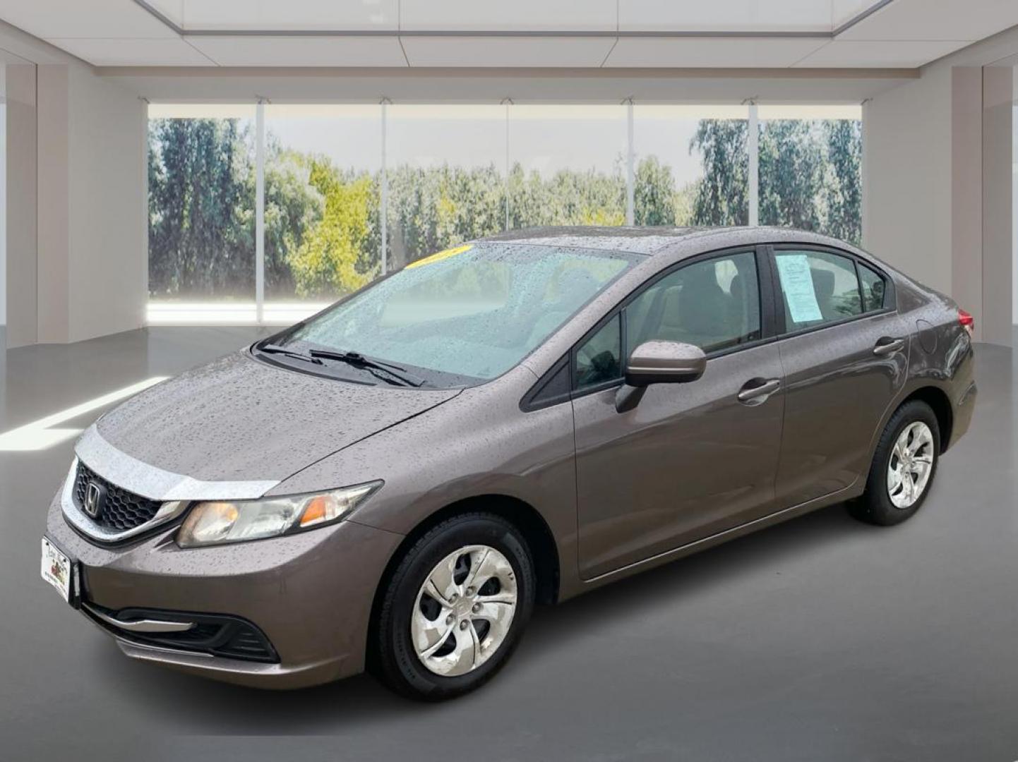 2015 GRAY HONDA CIVIC LX (19XFB2F53FE) with an 1.8L engine, Continuously Variable transmission, located at 908 SE 14th Street, Des Moines, IA, 50317, (515) 281-0330, 41.580303, -93.597046 - Photo#7