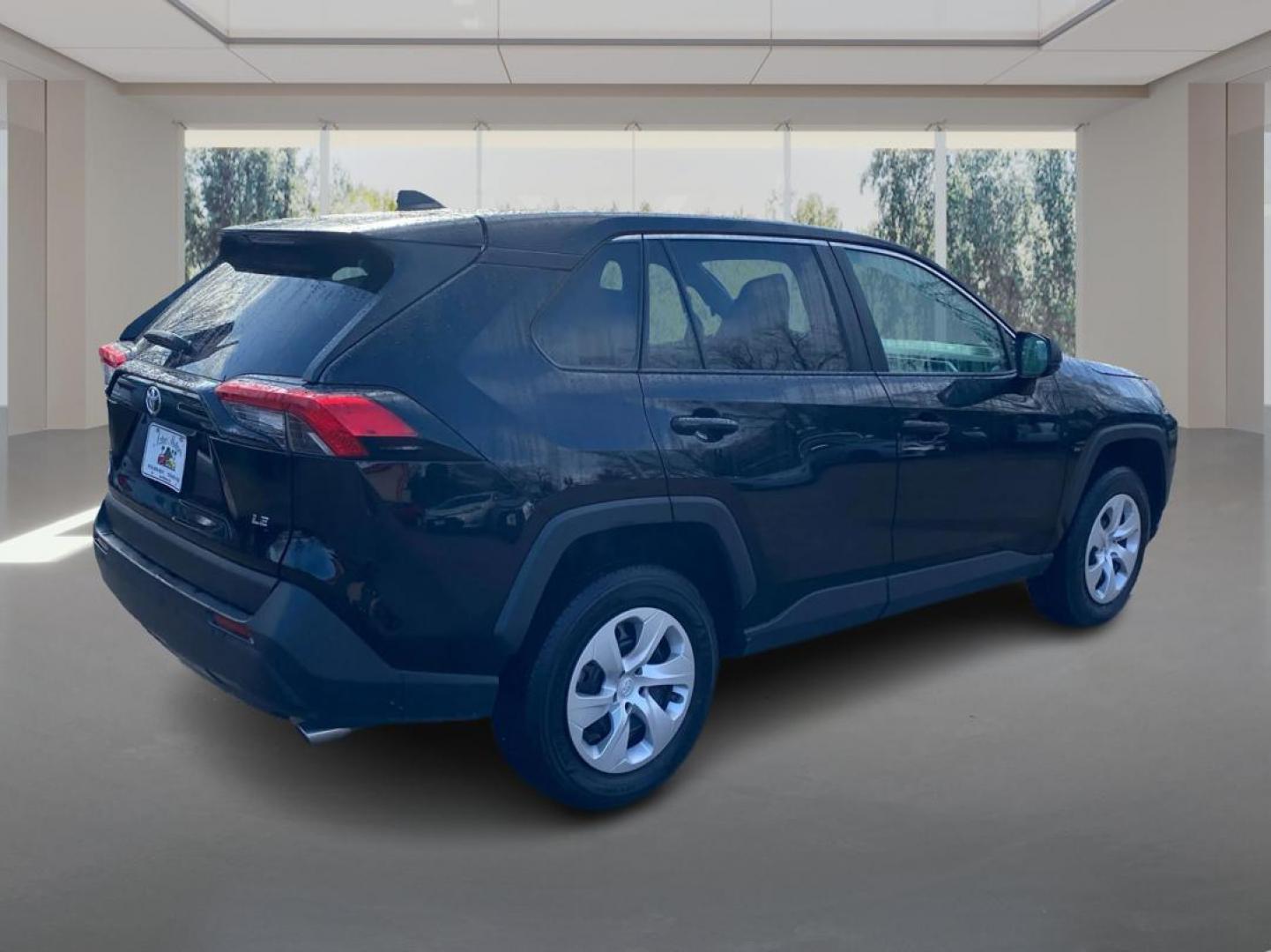 2025 BLACK TOYOTA RAV4 LE (2T3H1RFV0SW) with an 2.5L engine, Automatic transmission, located at 908 SE 14th Street, Des Moines, IA, 50317, (515) 281-0330, 41.580303, -93.597046 - Photo#2