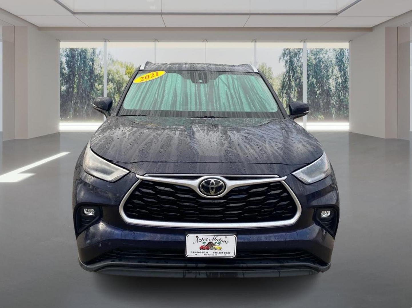 2021 BLUE TOYOTA HIGHLANDER XLE (5TDGZRBH4MS) with an 3.5L engine, Automatic transmission, located at 908 SE 14th Street, Des Moines, IA, 50317, (515) 281-0330, 41.580303, -93.597046 - Photo#6