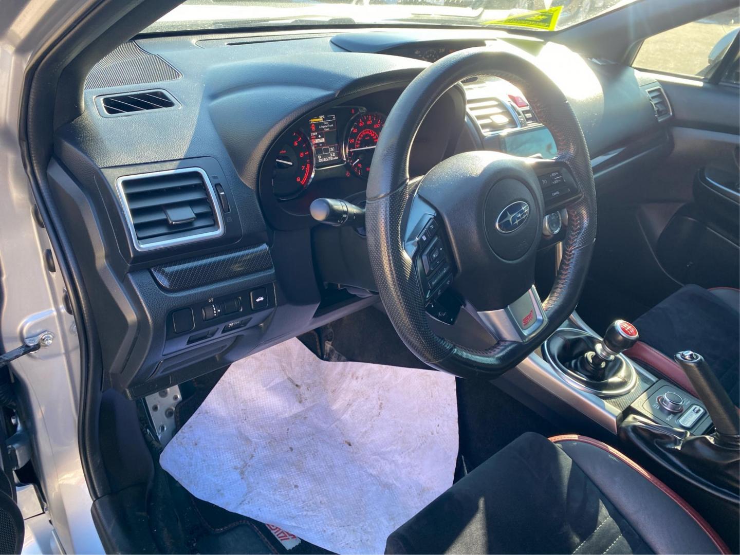 2017 SILVER SUBARU WRX STI (JF1VA2M61H9) with an 2.5L engine, 6-Speed Manual transmission, located at 908 SE 14th Street, Des Moines, IA, 50317, (515) 281-0330, 41.580303, -93.597046 - Photo#16