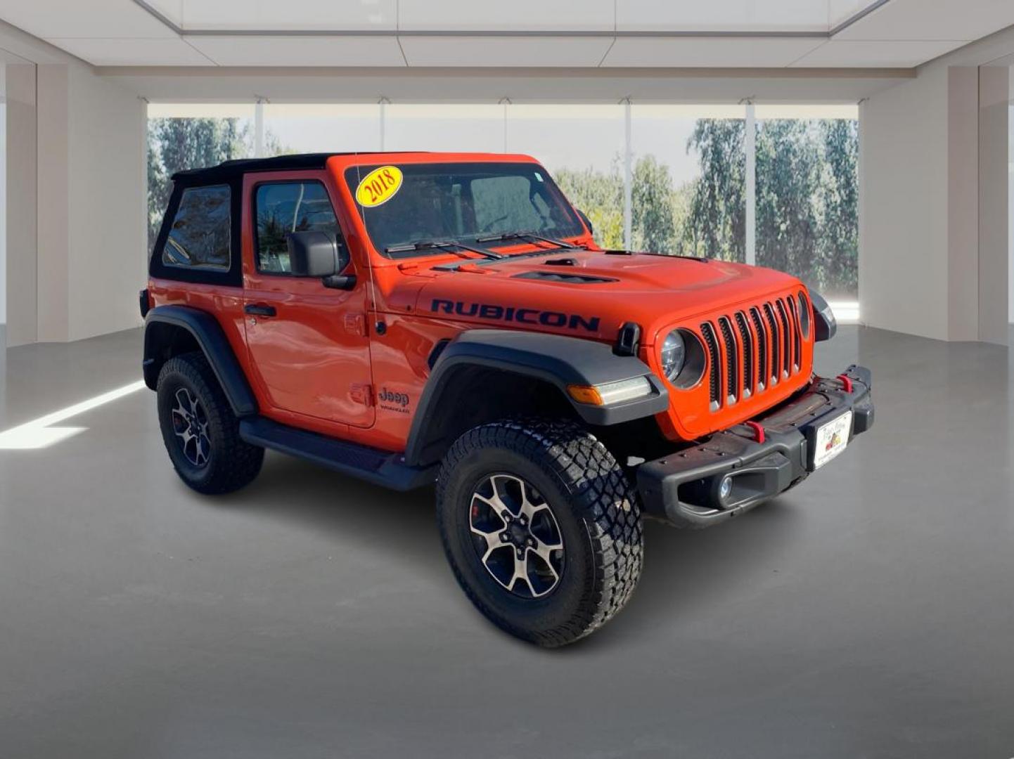 2018 ORANGE JEEP WRANGLER RUBICON (1C4HJXCG6JW) with an 3.6L engine, Automatic transmission, located at 908 SE 14th Street, Des Moines, IA, 50317, (515) 281-0330, 41.580303, -93.597046 - Photo#0