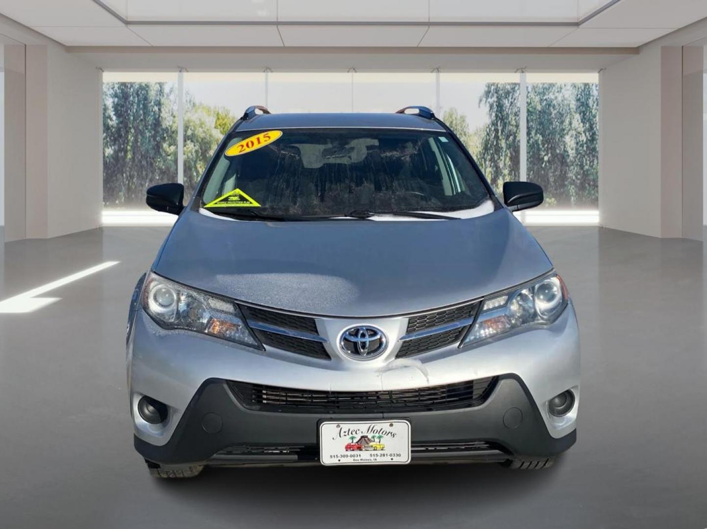 2015 SILVER TOYOTA RAV4 LE (2T3BFREV1FW) with an 2.5L engine, Automatic transmission, located at 908 SE 14th Street, Des Moines, IA, 50317, (515) 281-0330, 41.580303, -93.597046 - Photo#6