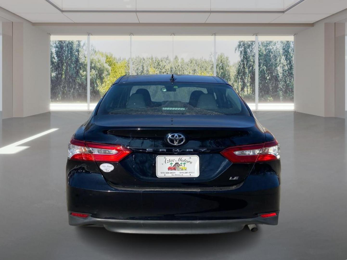 2020 BLACK TOYOTA CAMRY LE (4T1C11AK3LU) with an 2.5L engine, Automatic transmission, located at 908 SE 14th Street, Des Moines, IA, 50317, (515) 281-0330, 41.580303, -93.597046 - Photo#3