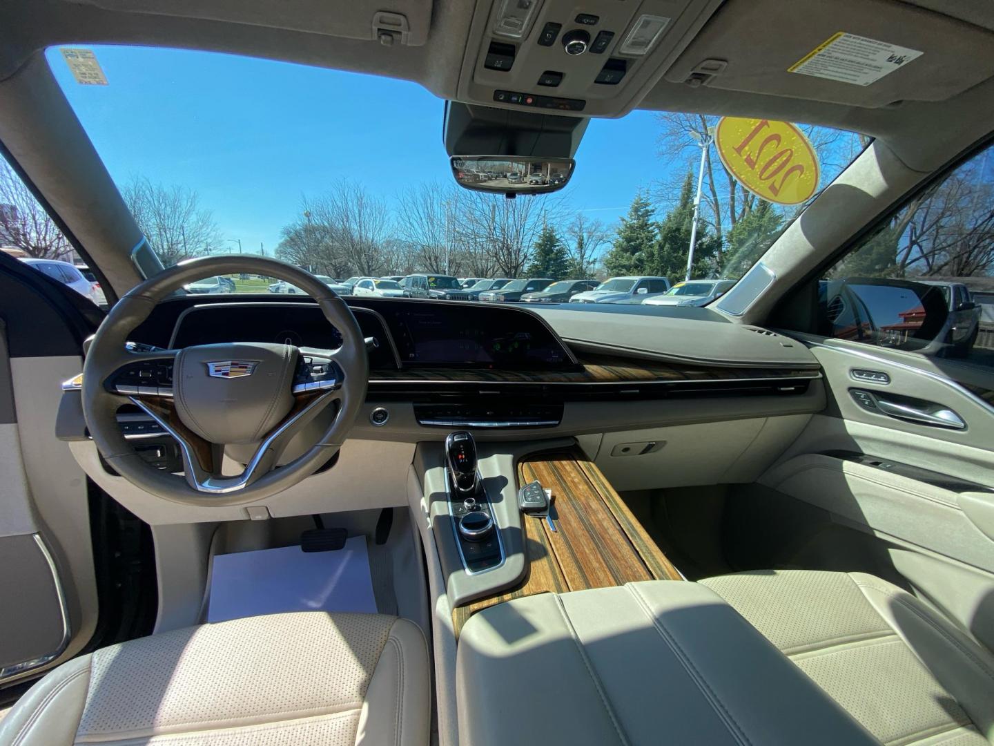 2021 BLACK CADILLAC ESCALADE SPORT PLATINUM (1GYS4GKL9MR) with an 6.2L engine, Automatic transmission, located at 908 SE 14th Street, Des Moines, IA, 50317, (515) 281-0330, 41.580303, -93.597046 - Photo#21