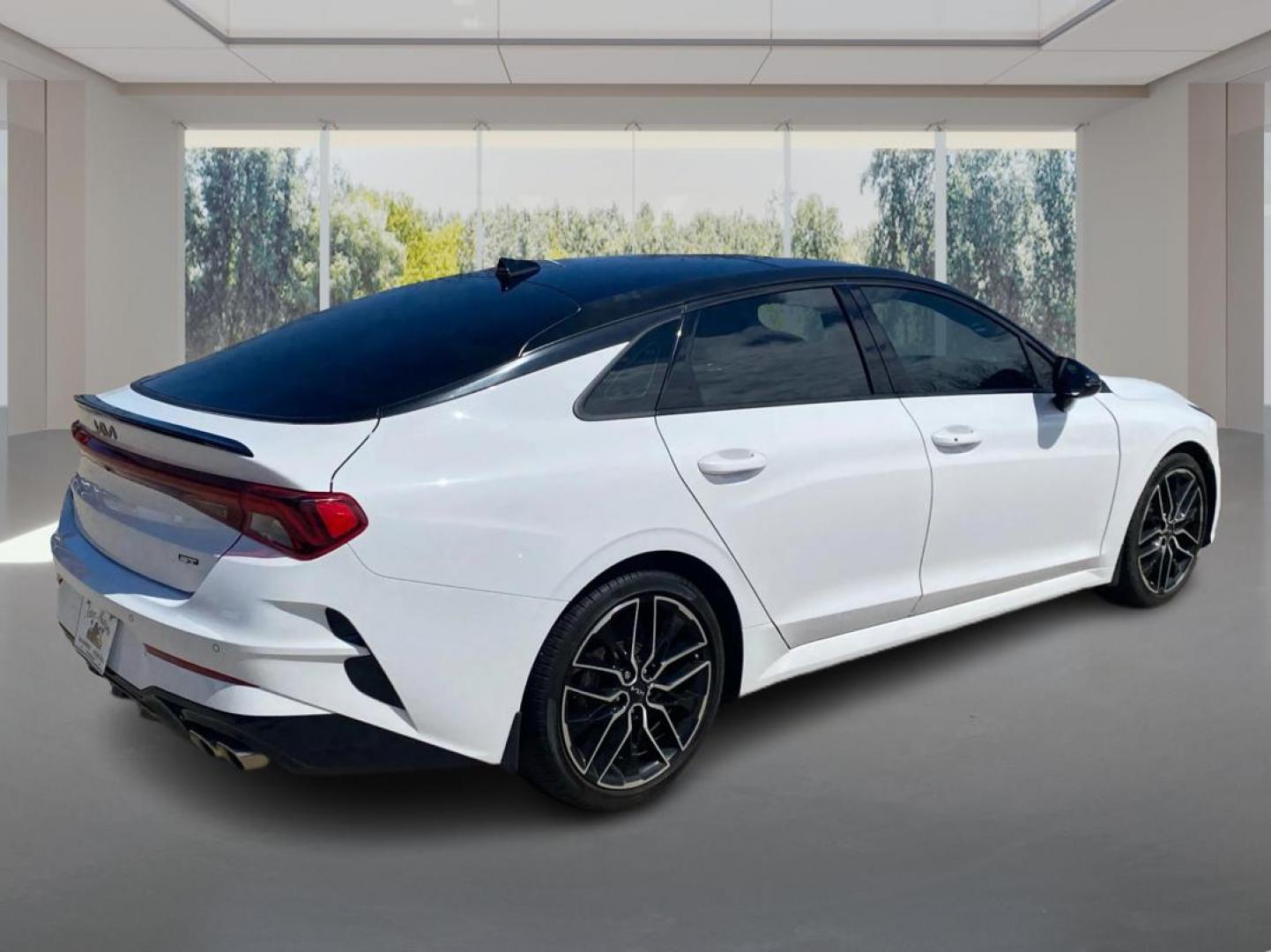 2023 WHITE KIA K5 GT (5XXG44J89PG) with an 2.5L engine, Automatic transmission, located at 908 SE 14th Street, Des Moines, IA, 50317, (515) 281-0330, 41.580303, -93.597046 - Photo#2