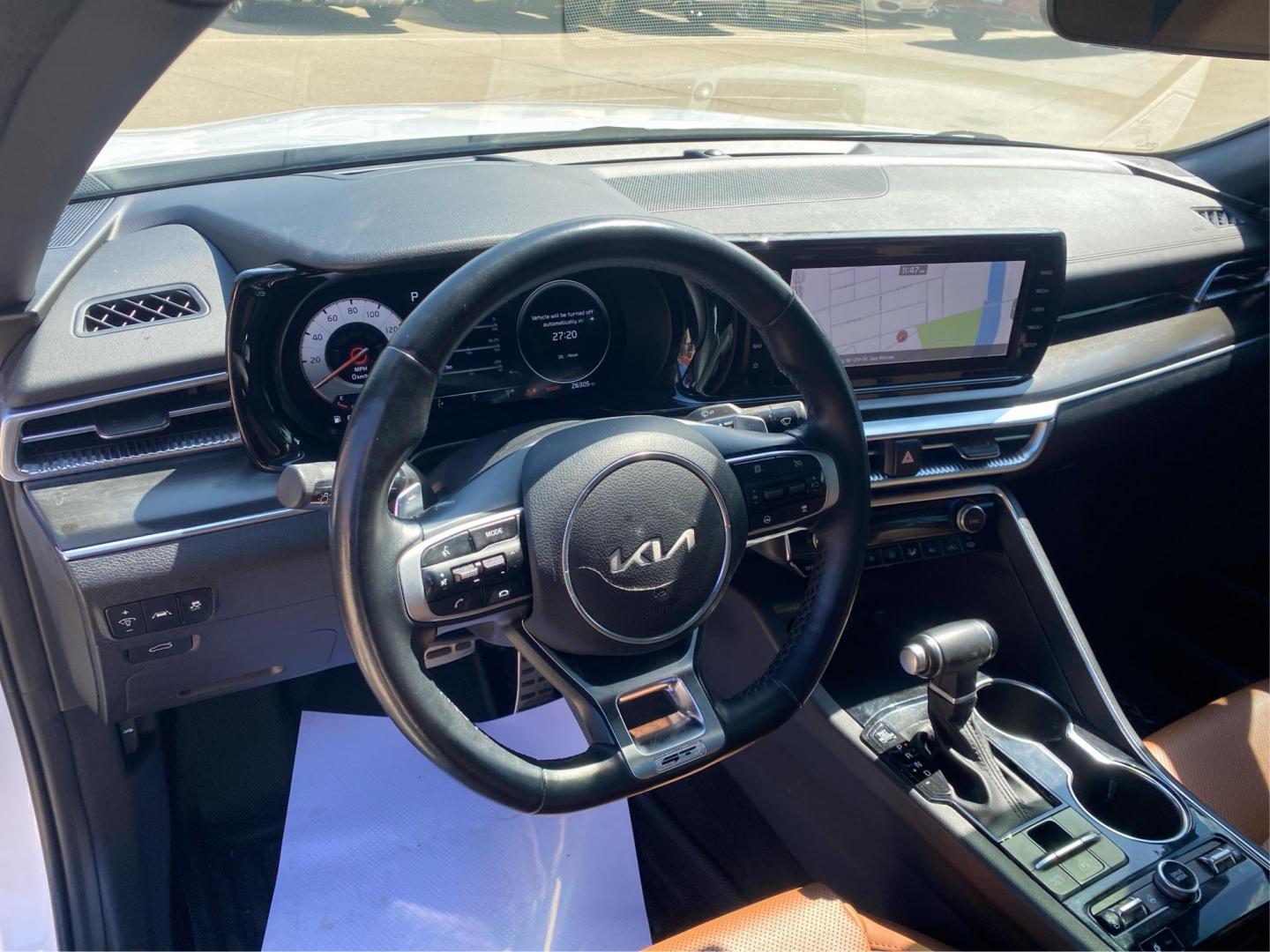 2023 WHITE KIA K5 GT (5XXG44J89PG) with an 2.5L engine, Automatic transmission, located at 908 SE 14th Street, Des Moines, IA, 50317, (515) 281-0330, 41.580303, -93.597046 - Photo#16