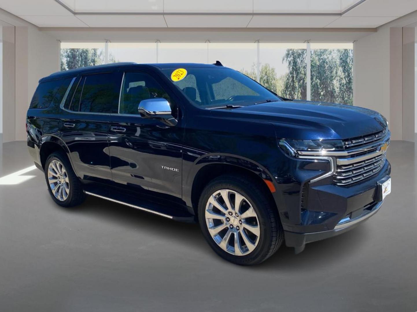 2023 BLACK CHEVROLET TAHOE 1500 PREMIER (1GNSKSKD5PR) with an 5.3L engine, Automatic transmission, located at 908 SE 14th Street, Des Moines, IA, 50317, (515) 281-0330, 41.580303, -93.597046 - Photo#0