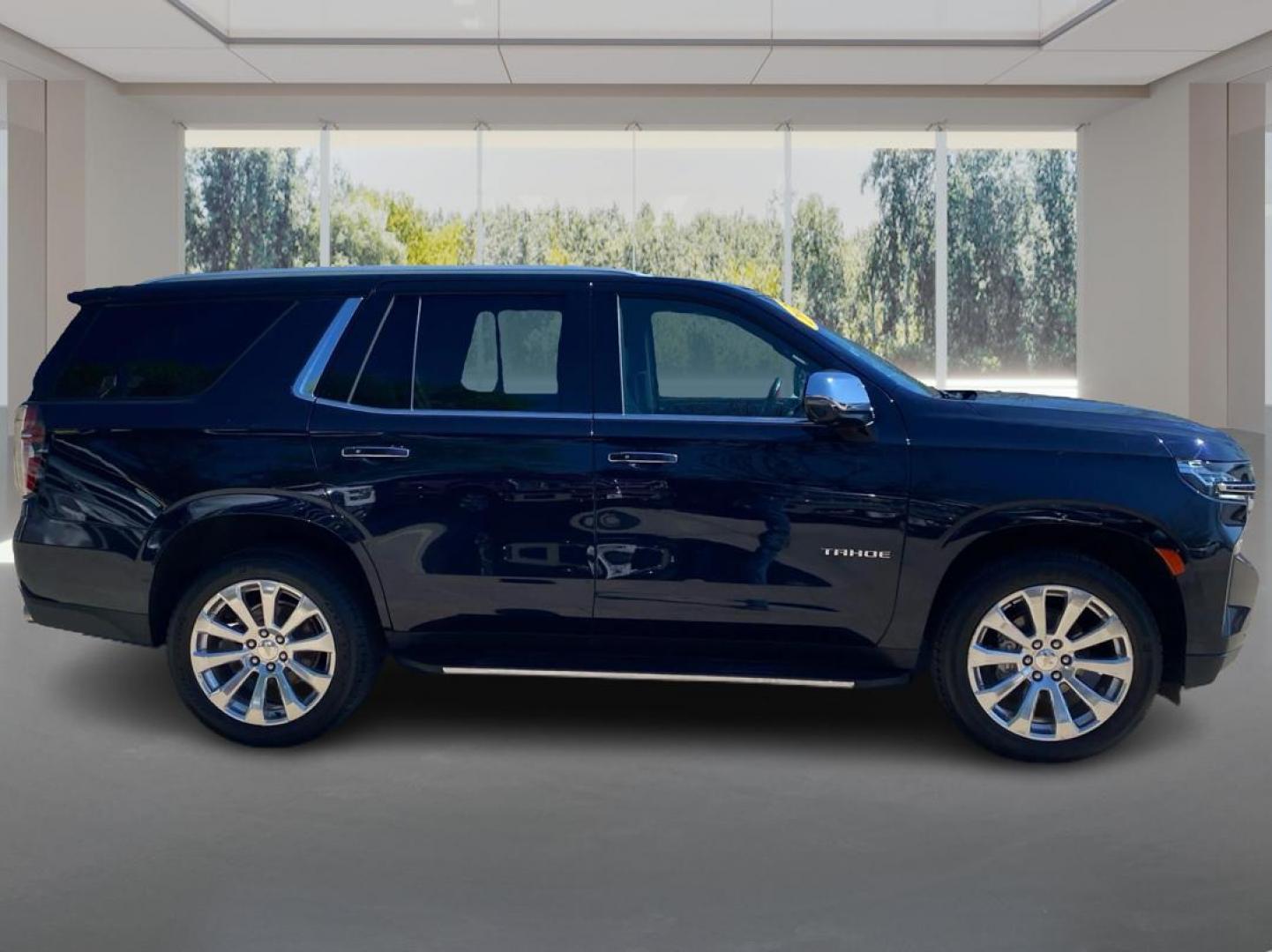 2023 BLACK CHEVROLET TAHOE 1500 PREMIER (1GNSKSKD5PR) with an 5.3L engine, Automatic transmission, located at 908 SE 14th Street, Des Moines, IA, 50317, (515) 281-0330, 41.580303, -93.597046 - Photo#1