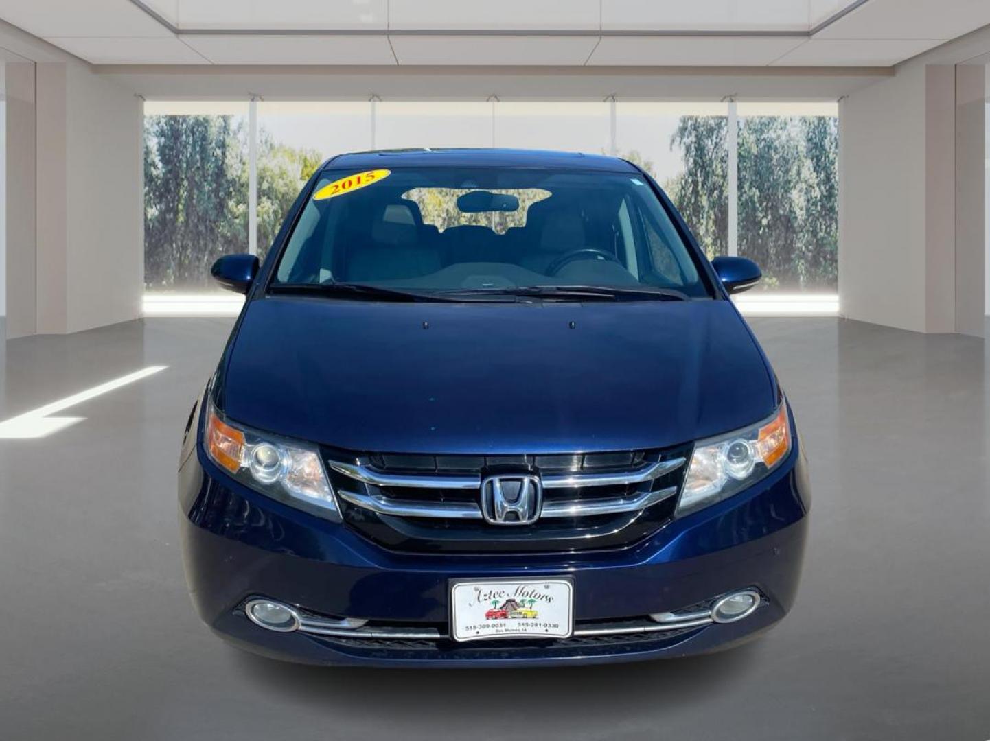 2015 BLUE HONDA ODYSSEY TOURING (5FNRL5H91FB) with an 3.5L engine, Automatic transmission, located at 908 SE 14th Street, Des Moines, IA, 50317, (515) 281-0330, 41.580303, -93.597046 - Photo#6
