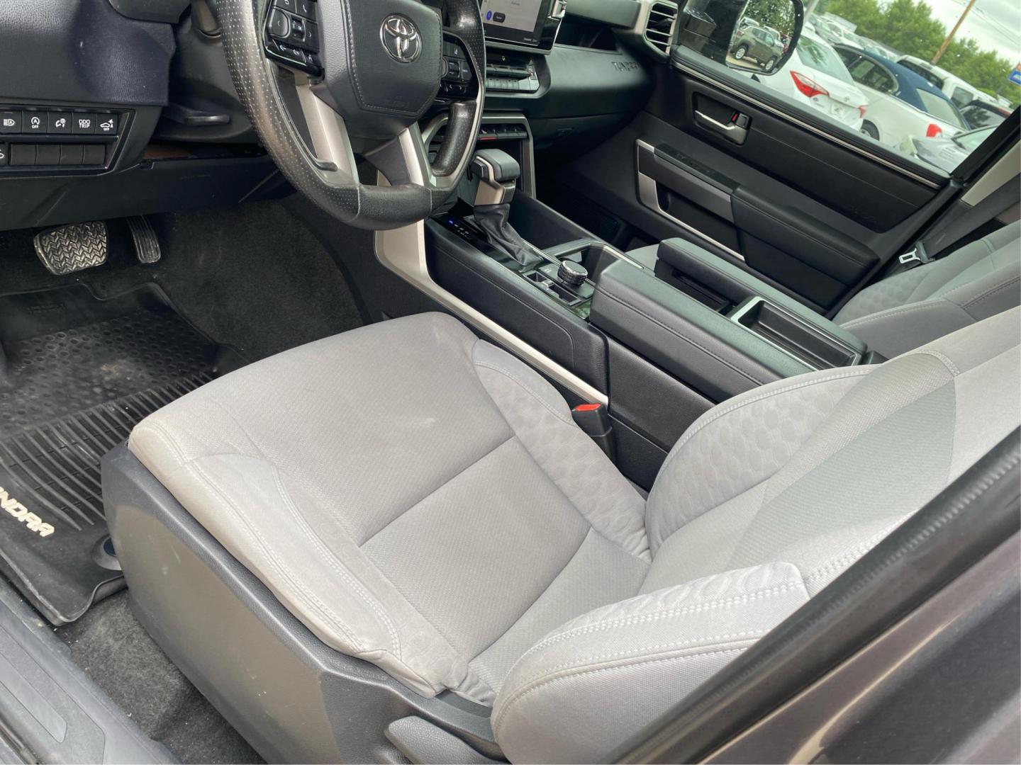 2023 GRAY TOYOTA TUNDRA CREWMAX SR (5TFLA5DB3PX) with an 3.4L engine, Automatic transmission, located at 908 SE 14th Street, Des Moines, IA, 50317, (515) 281-0330, 41.580303, -93.597046 - Photo#17